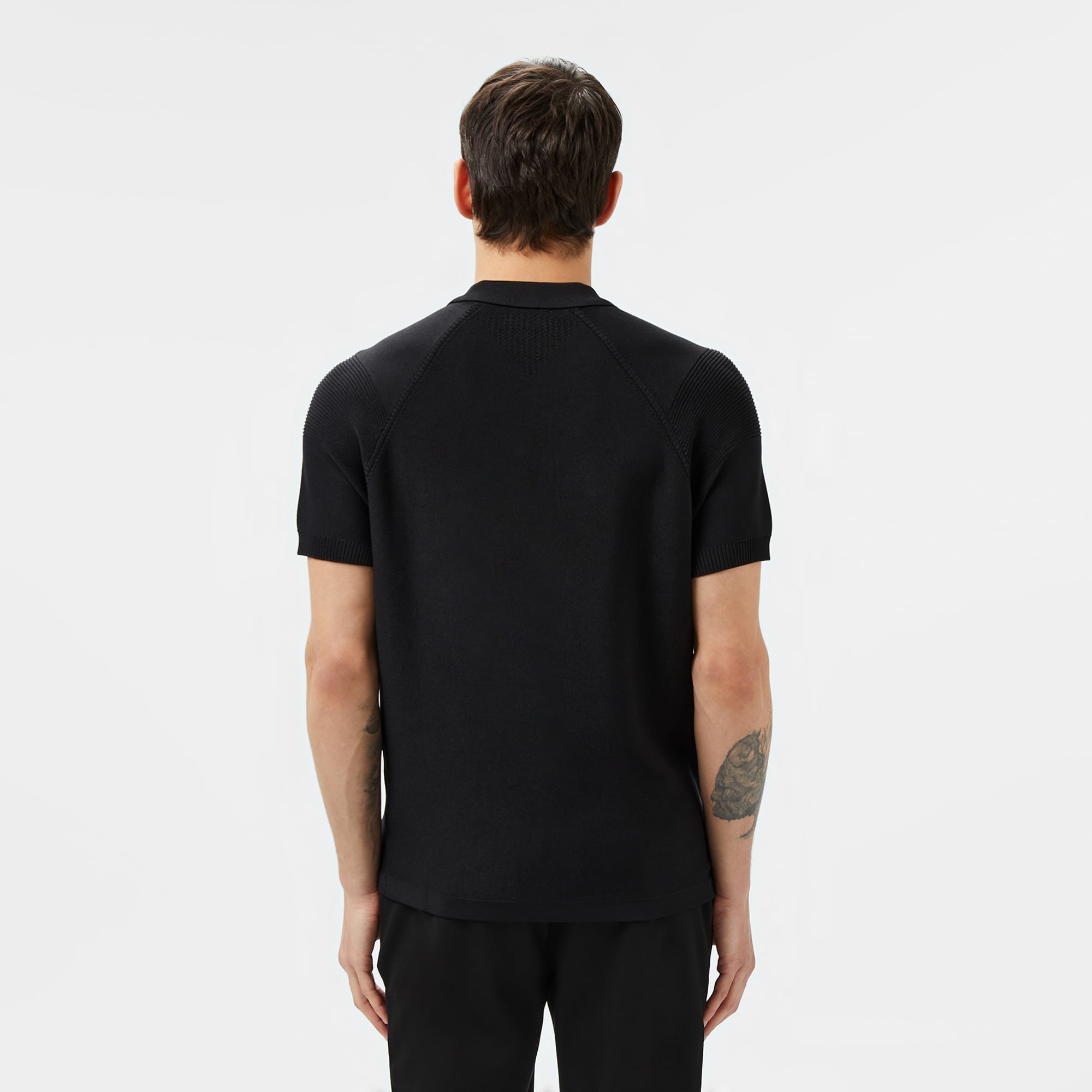 Lacoste Erkek Regular Fit Kısa Kollu Polo Yaka Siyah Triko