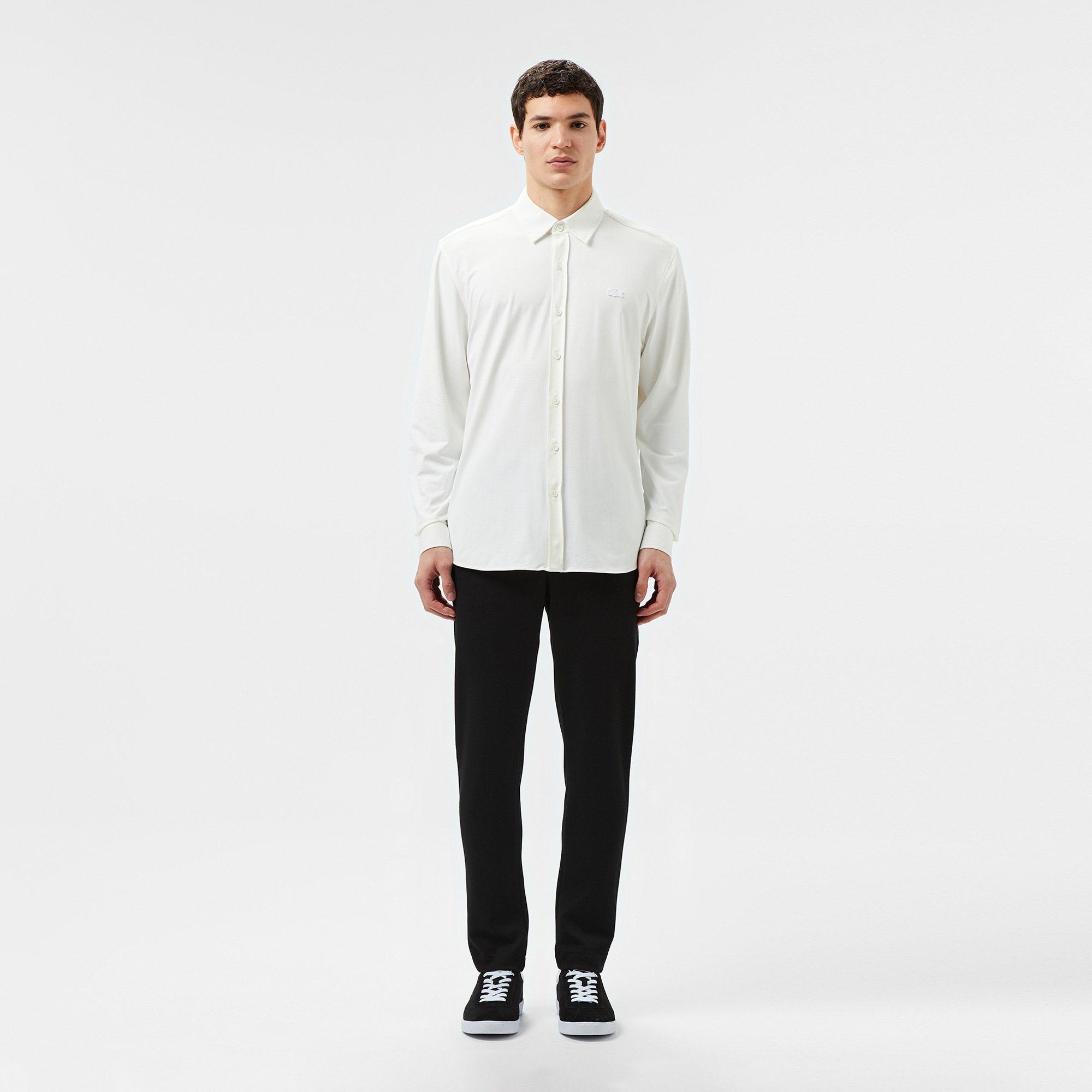 Lacoste Erkek Slim Fit Beyaz Gömlek