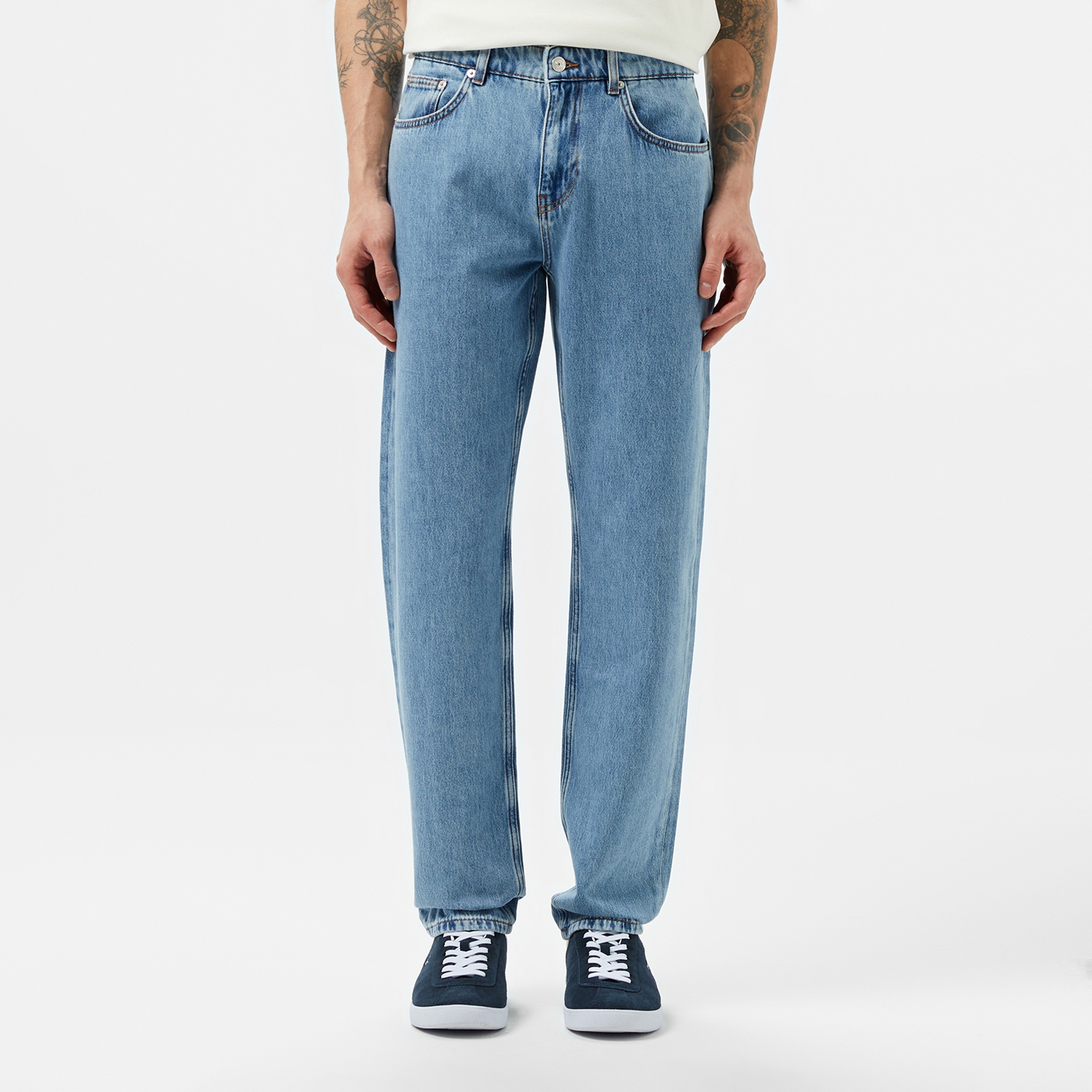 Lacoste Erkek Açık Mavi Jean Pantolon