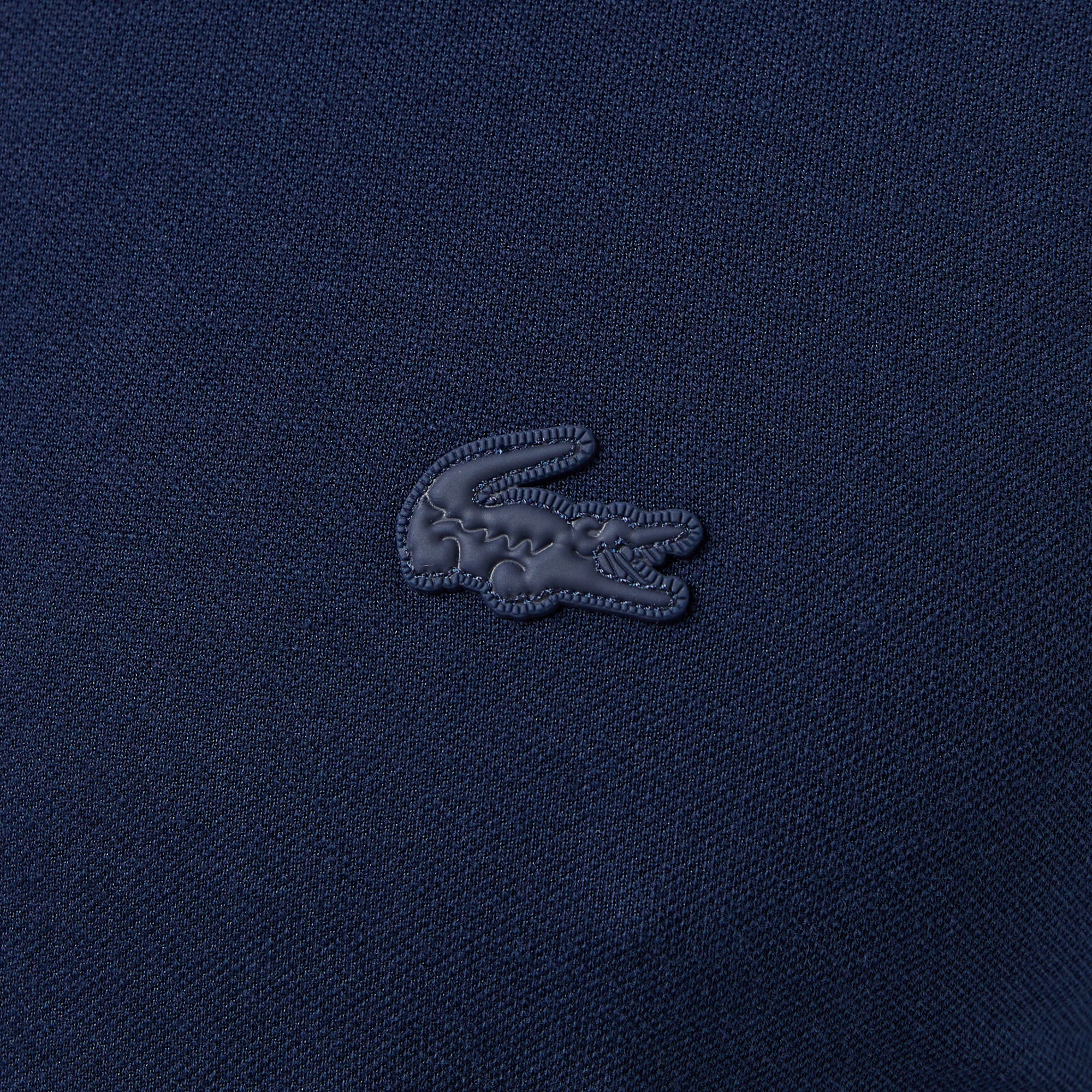 Lacoste Erkek Slim Fit Yarım Fermuarlı Lacivert Polo