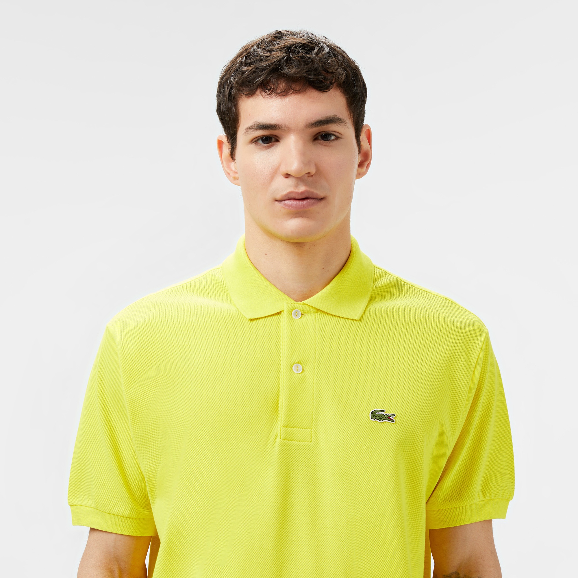 Lacoste L.12.12 Erkek Classic Fit Sarı Polo