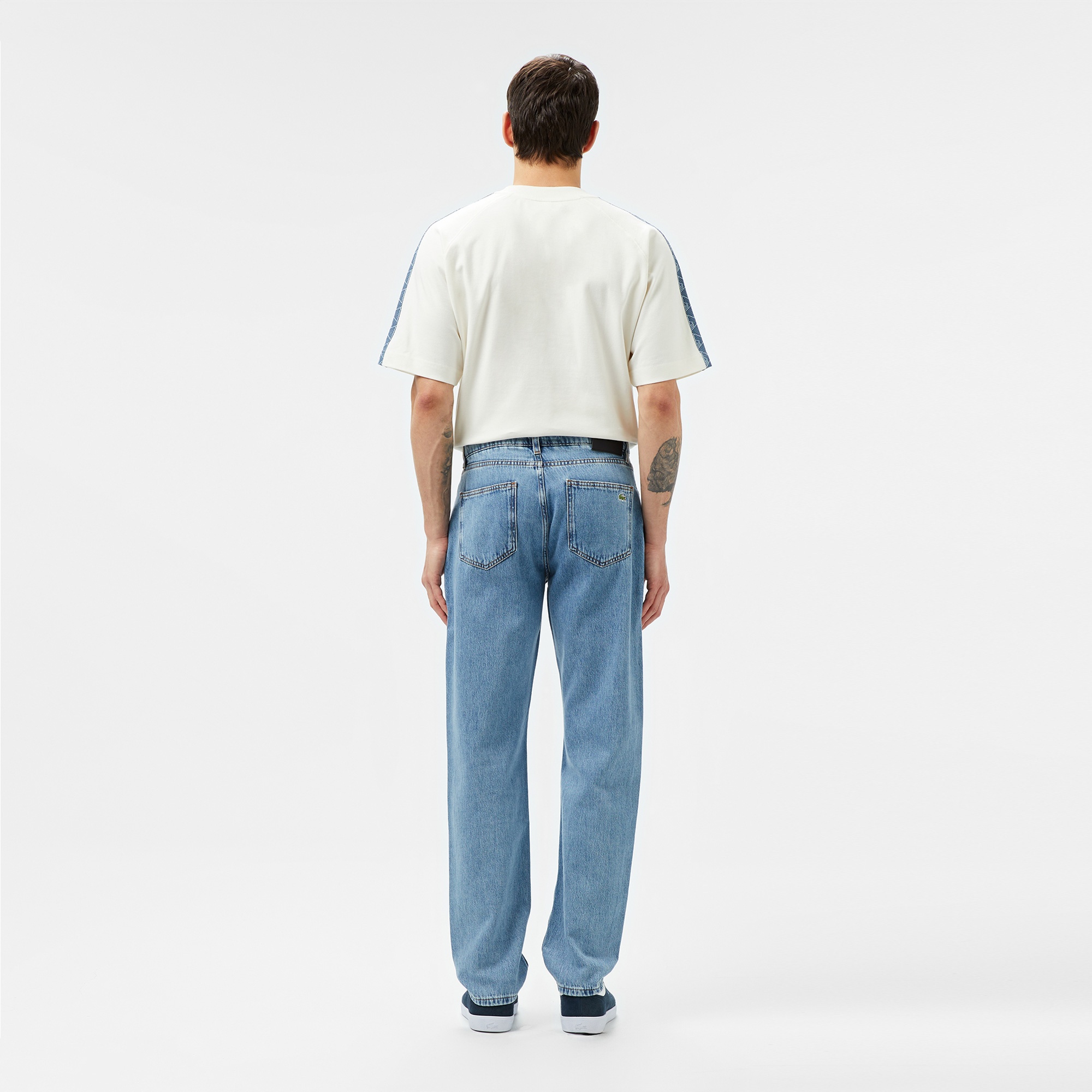 Lacoste Erkek Açık Mavi Jean Pantolon