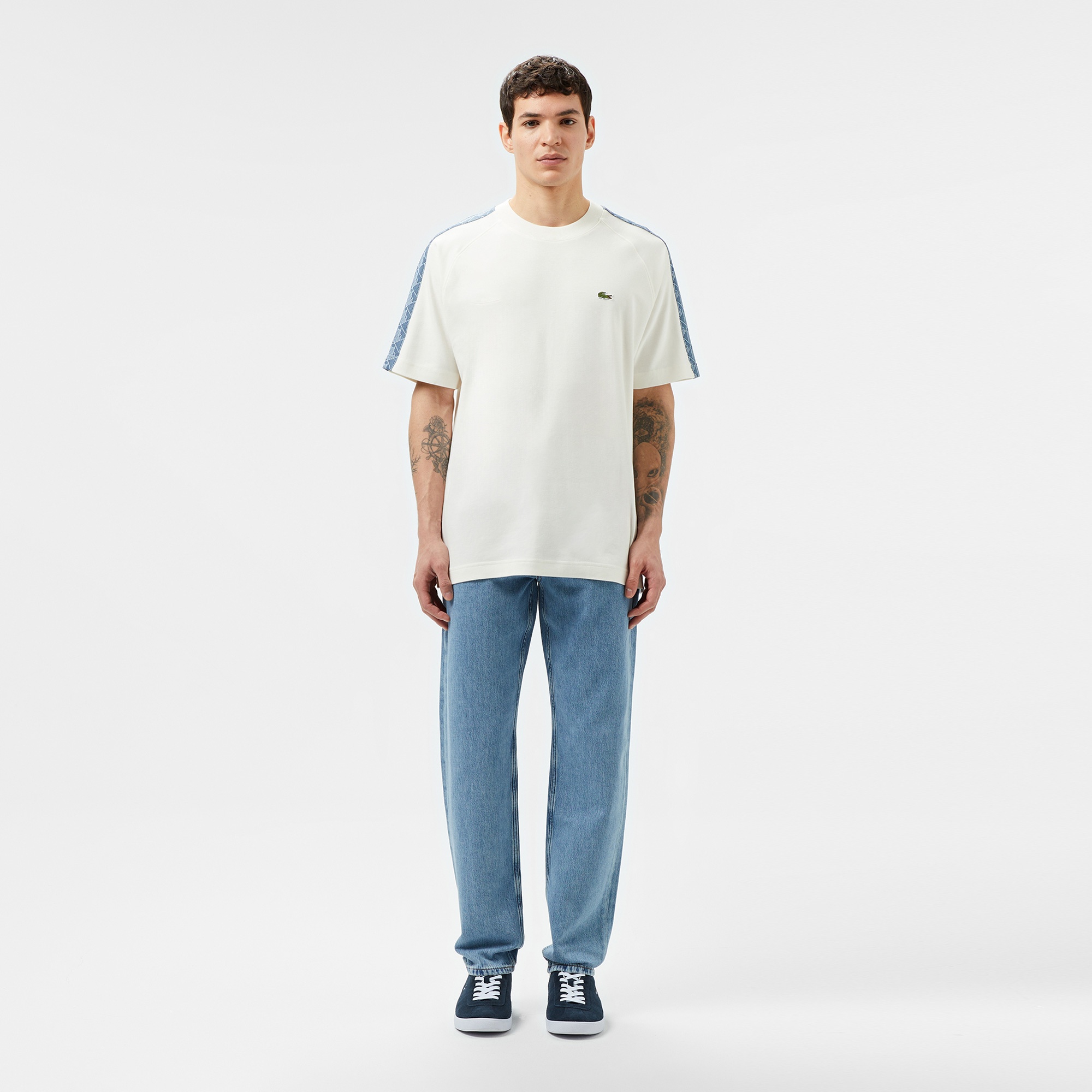 Lacoste Erkek Açık Mavi Jean Pantolon