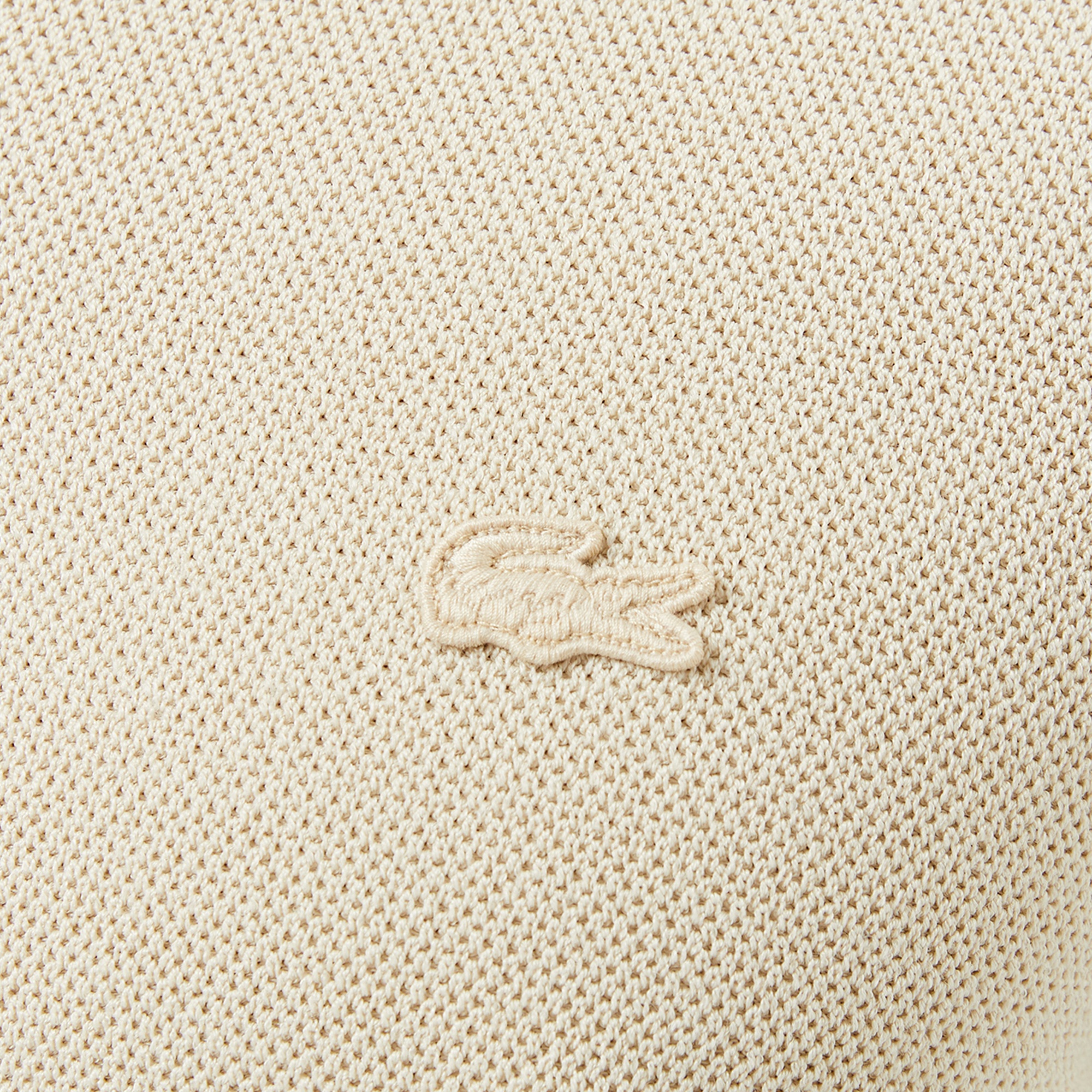 Lacoste Erkek Polo Yaka Bej Triko