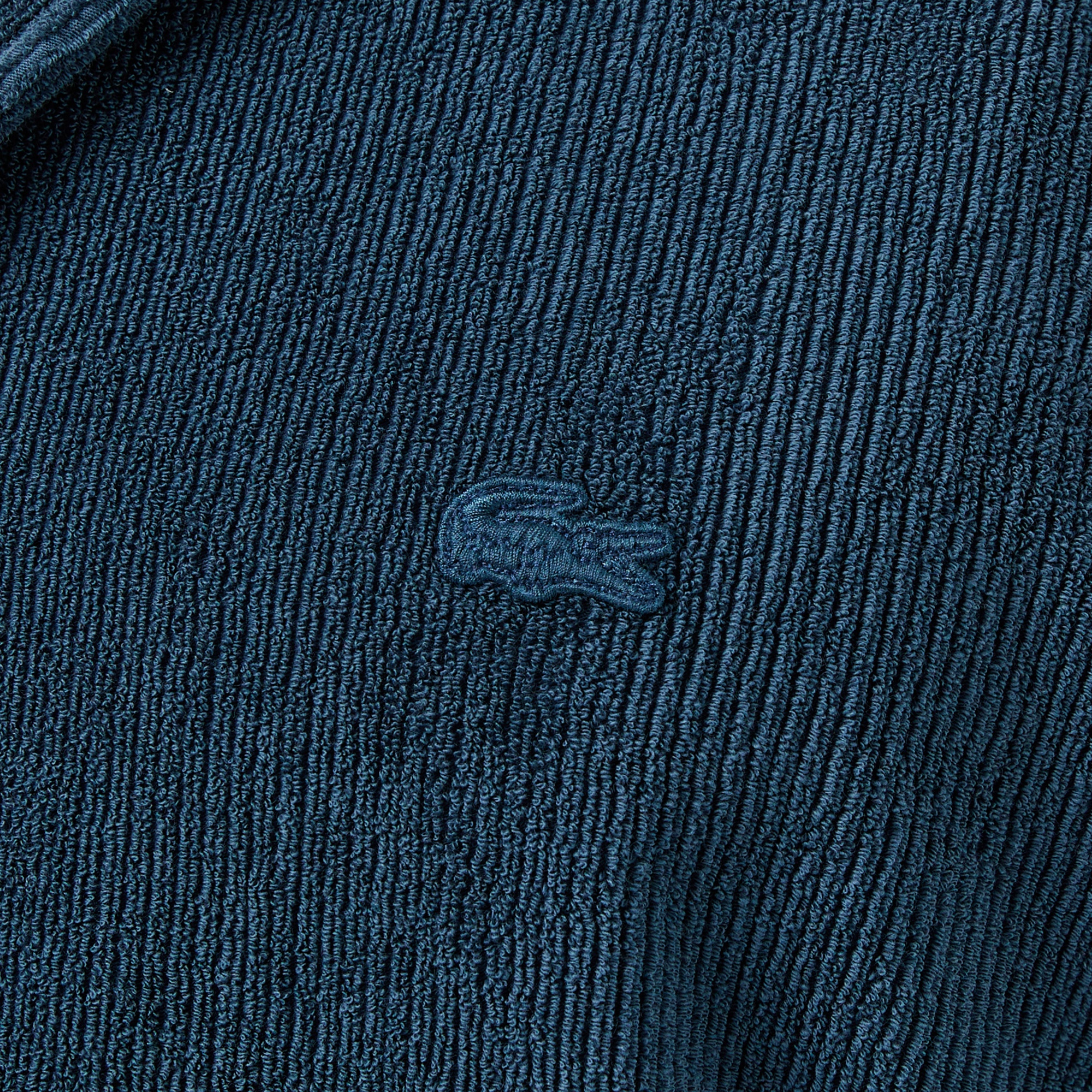 Lacoste Erkek Relaxed Fit Kısa Kollu Koyu Mavi Gömlek