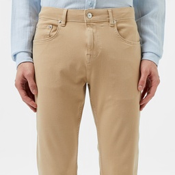 Lacoste Erkek Slim Fit Bej Jean Pantolon Bej