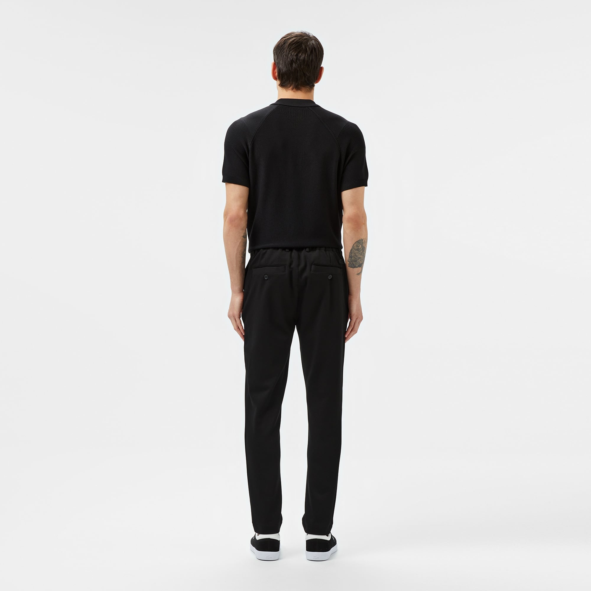 Erkek Regular Fit Siyah Pantolon