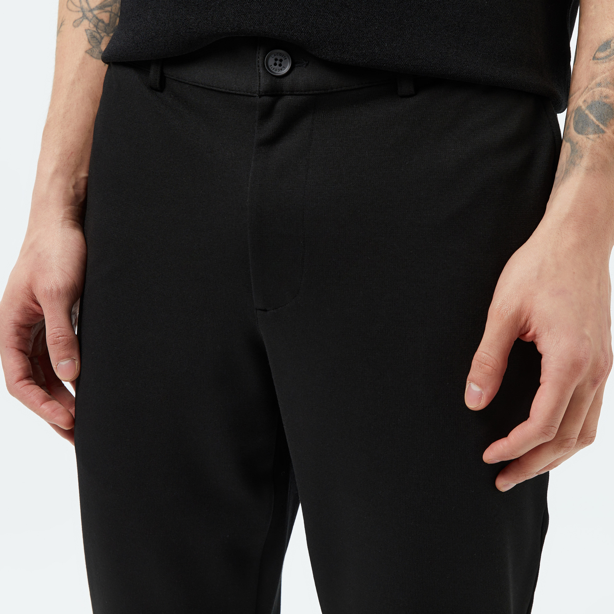 Lacoste Erkek Regular Fit Siyah Pantolon görsel 6