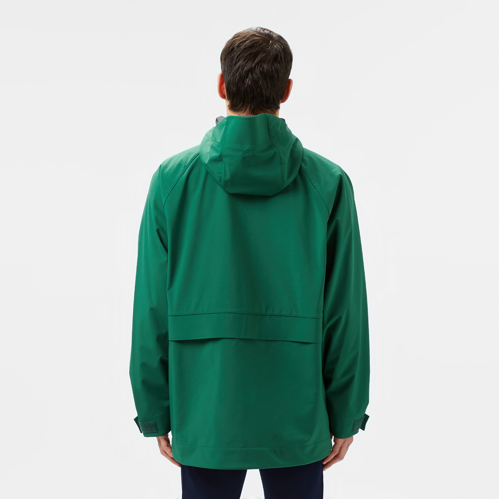 Lacoste Erkek Regular Fit Kapüşonlu Yeşil Yağmurluk