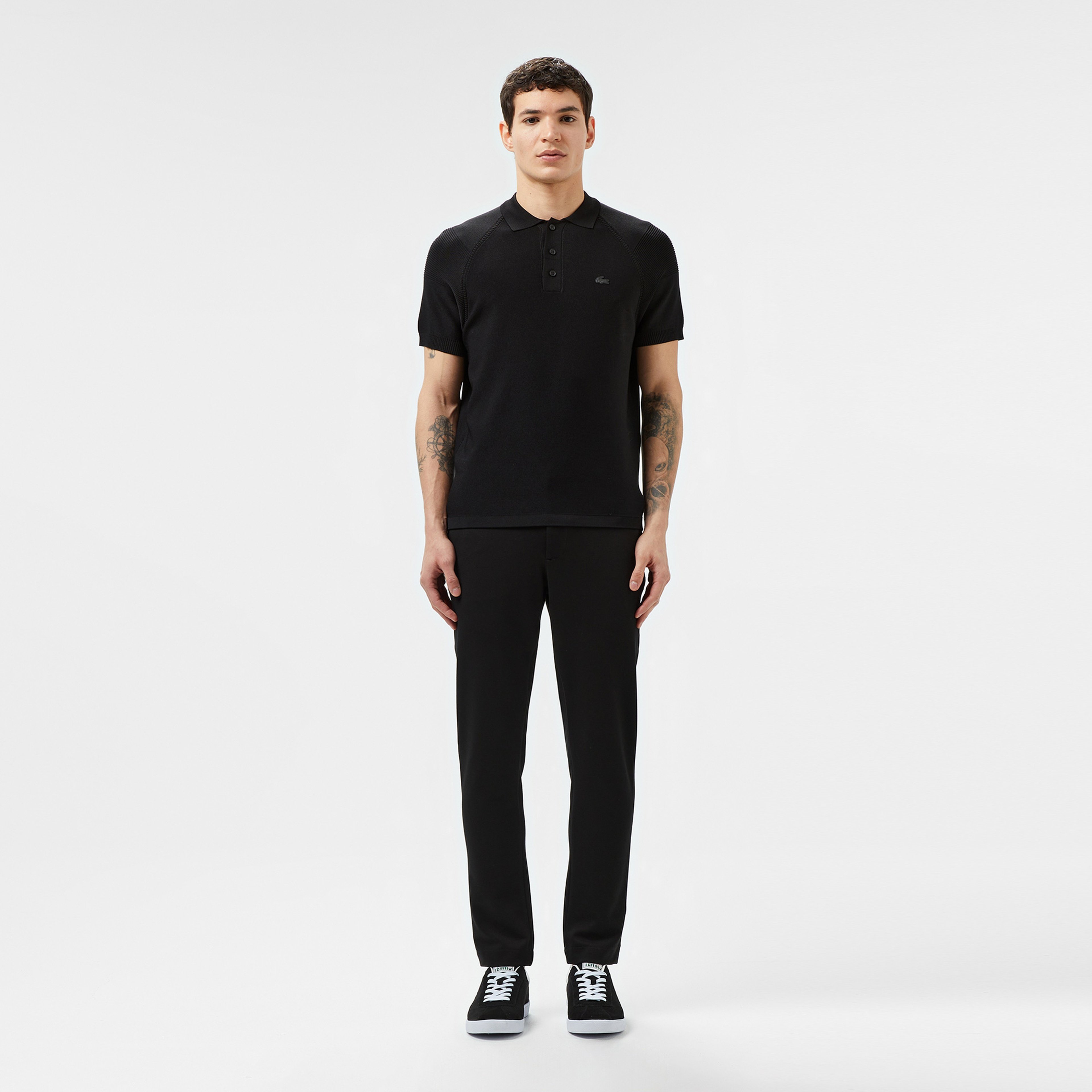 Erkek Regular Fit Siyah Pantolon