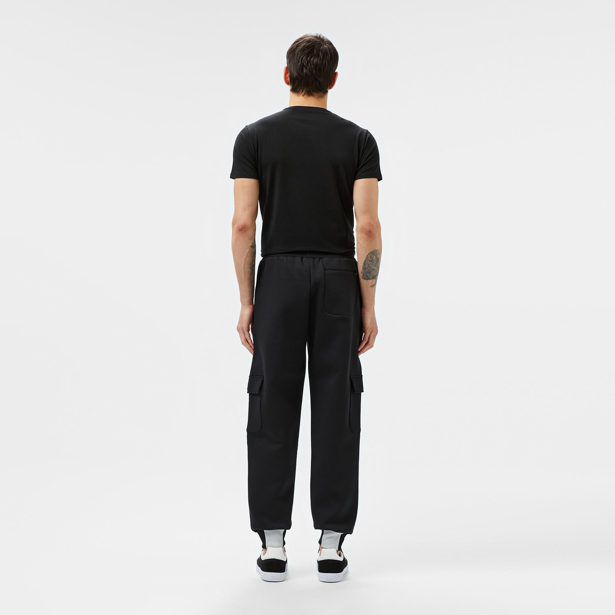 Lacoste Erkek Loose Fit Siyah Eşofman Altı