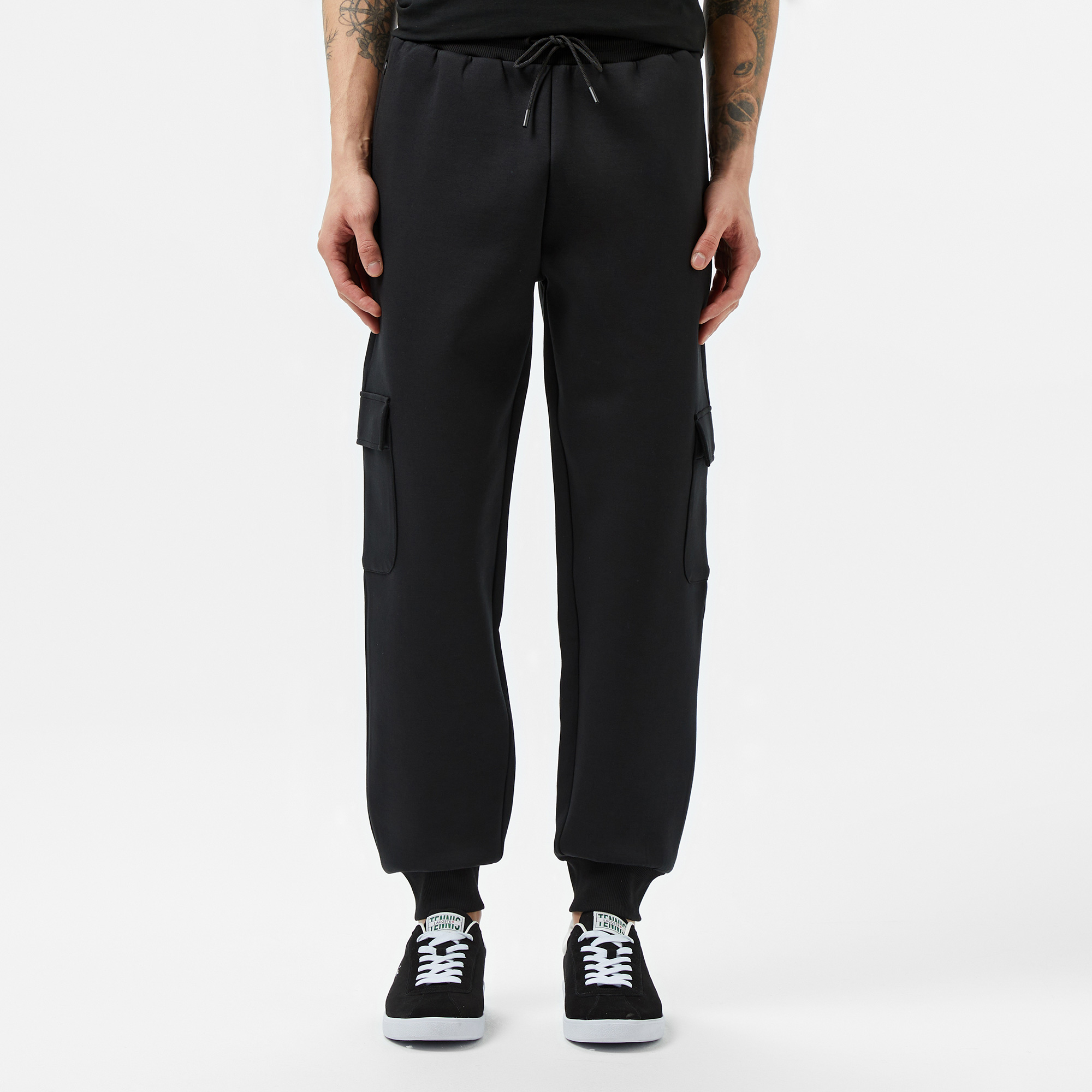 Lacoste Erkek Loose Fit Siyah Eşofman Altı XH0507-031 | Lacoste