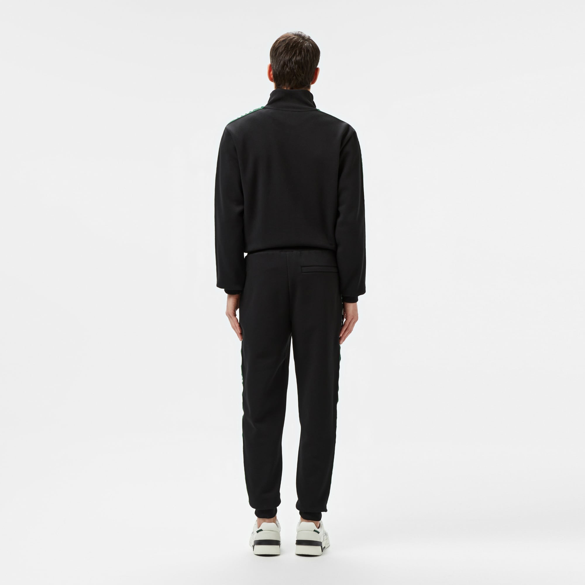 Lacoste Erkek Regular Fit Baskılı Siyah Eşofman Altı