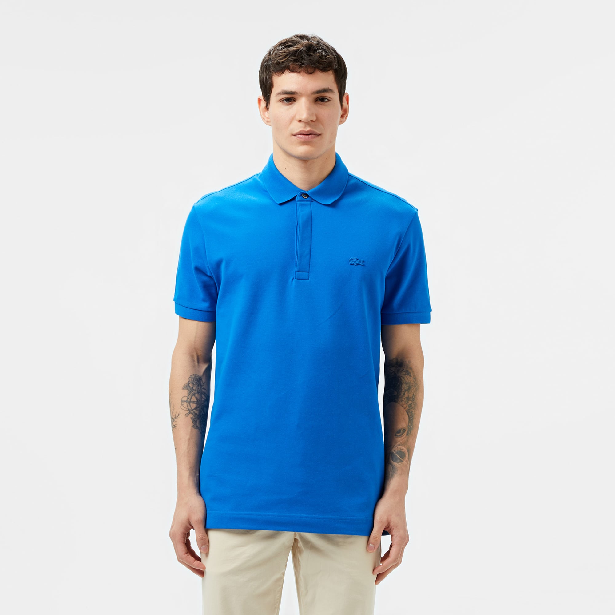 Lacoste Erkek Regular Fit Mavi Paris Polo