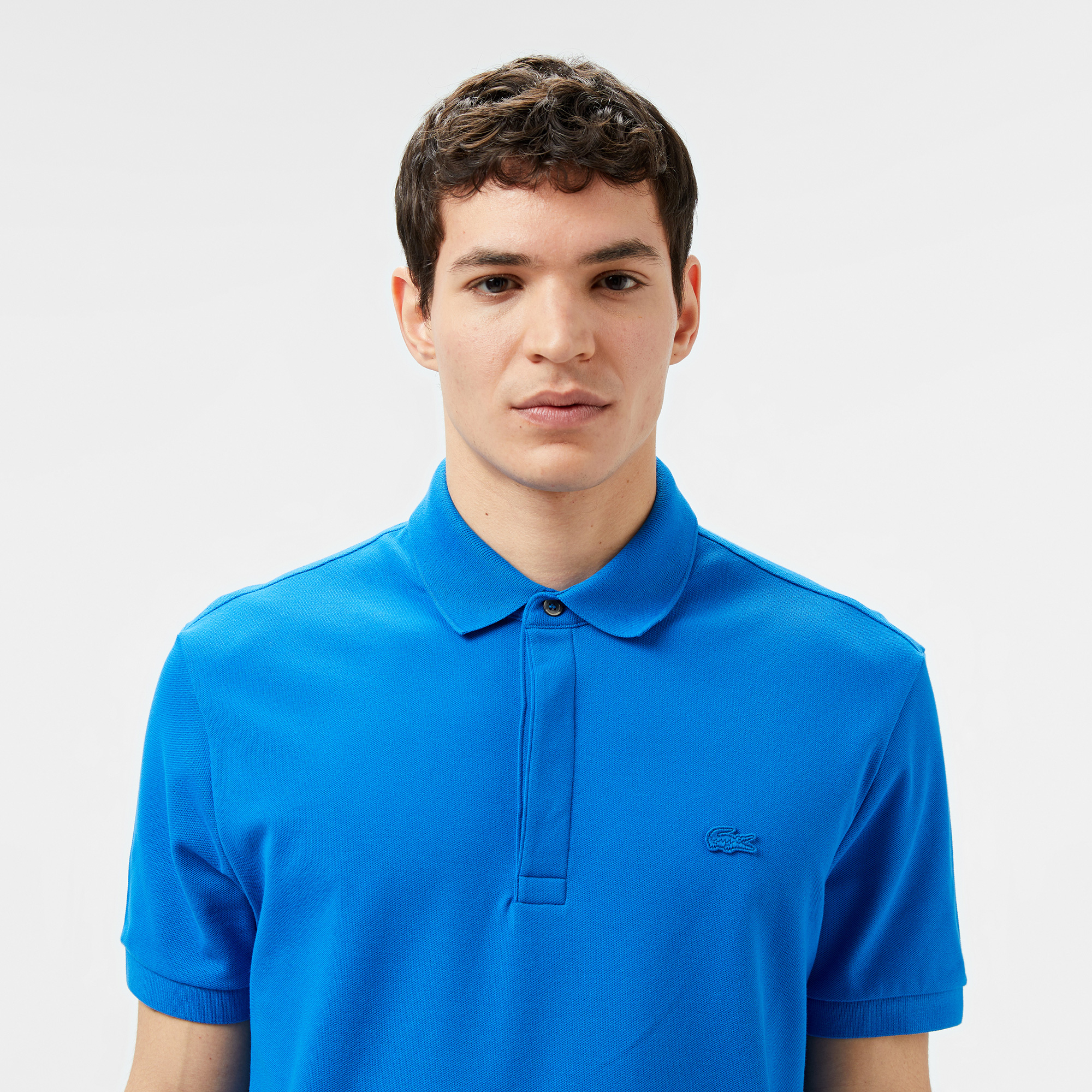 Lacoste Erkek Regular Fit Mavi Paris Polo görsel 2
