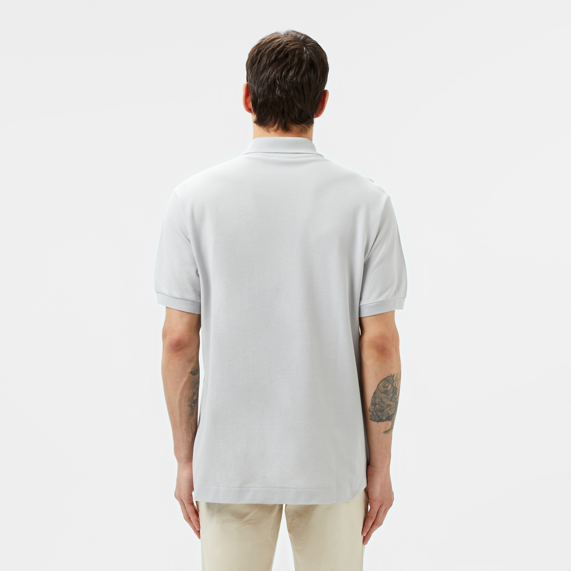 Lacoste L.12.12 Erkek Classic Fit Gri Polo