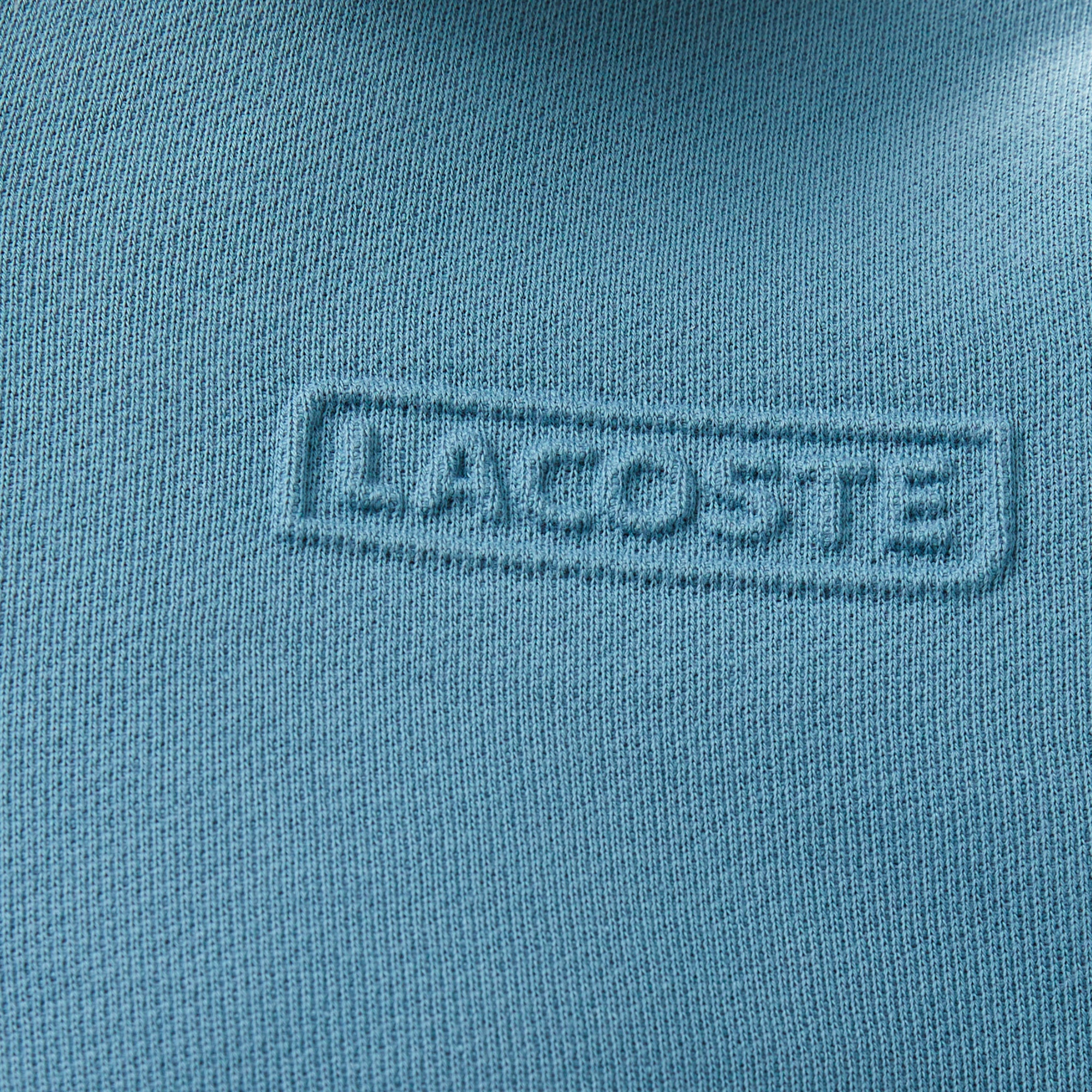 Lacoste Kadın Relaxed Fit Polo Yaka Mavi Sweatshirt