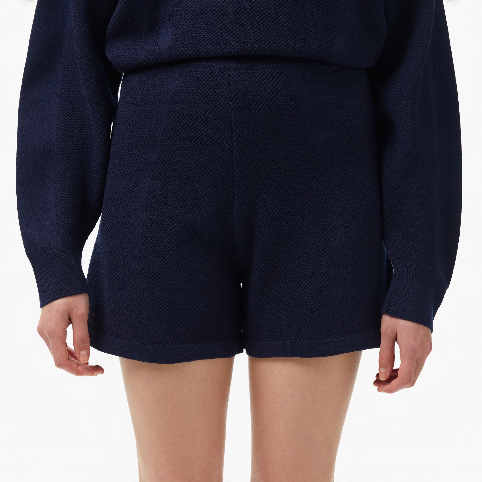 Lacoste Kadın Relaxed Fit Lacivert Şort