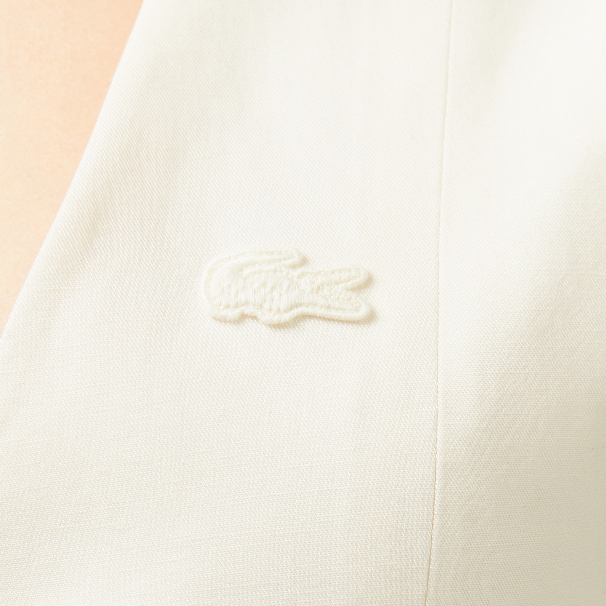 Lacoste Kadın Slim Fit Beyaz Yelek