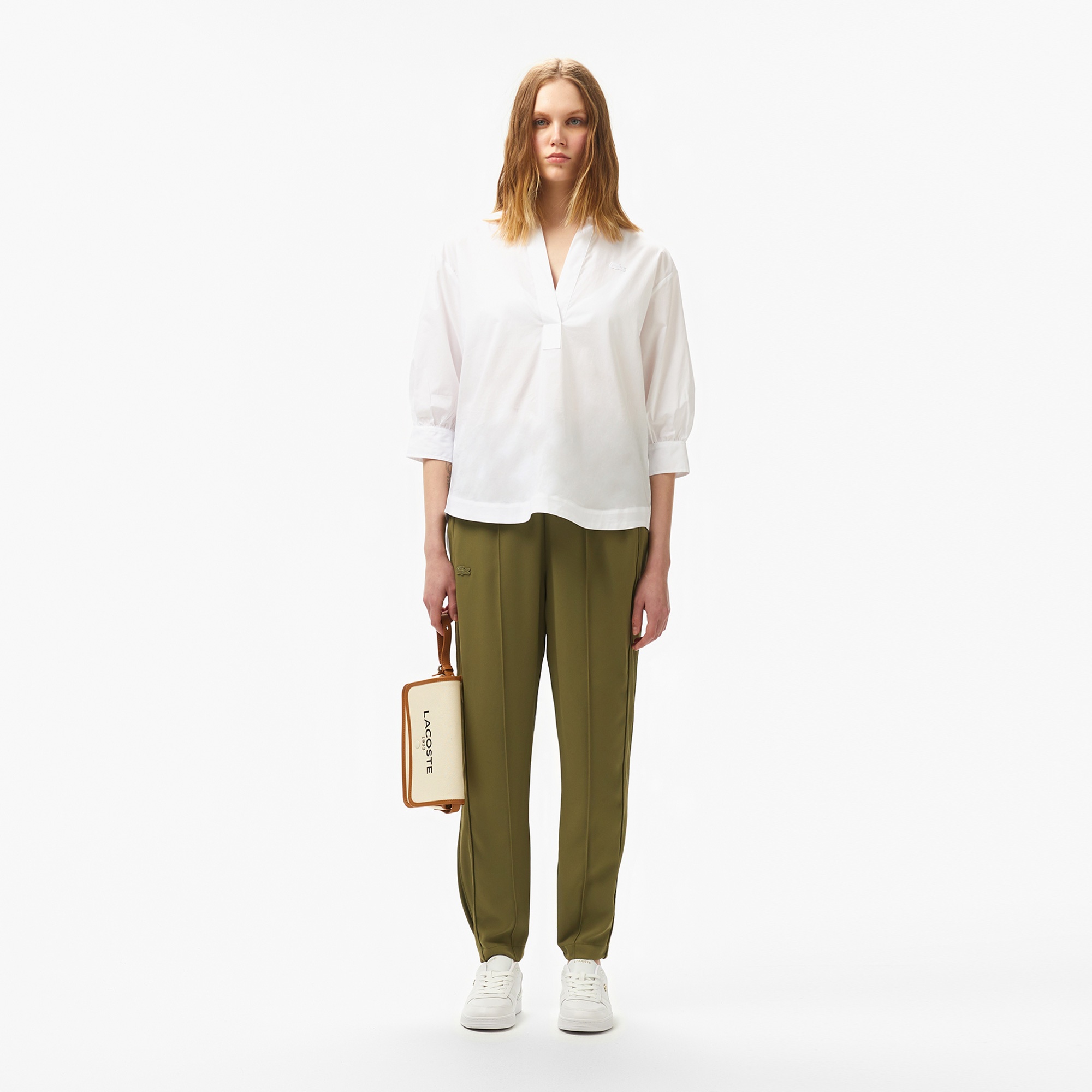 Lacoste Kadın Jogger Haki Pantolon