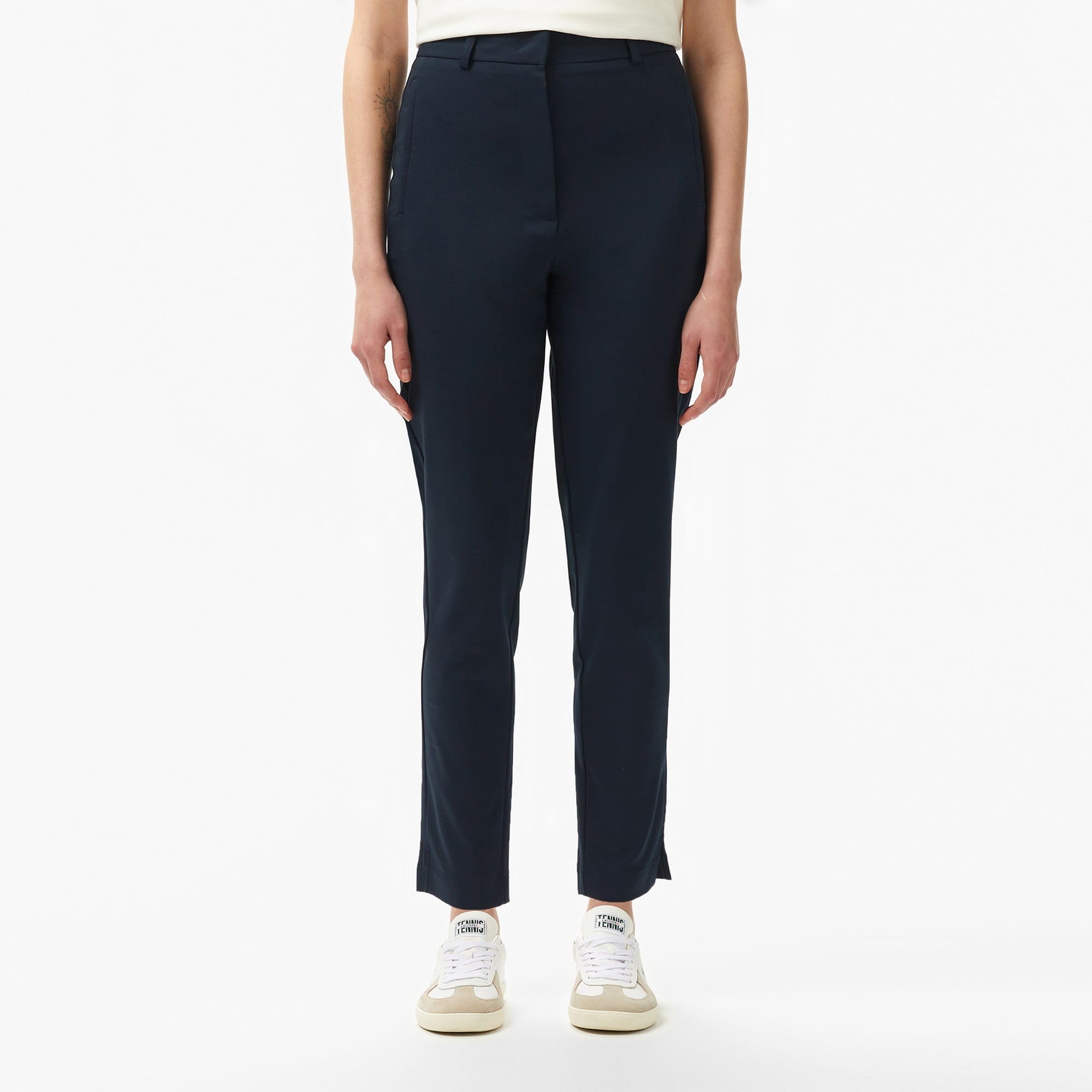 Lacoste Kadın Regular Fit Lacivert Pantolon