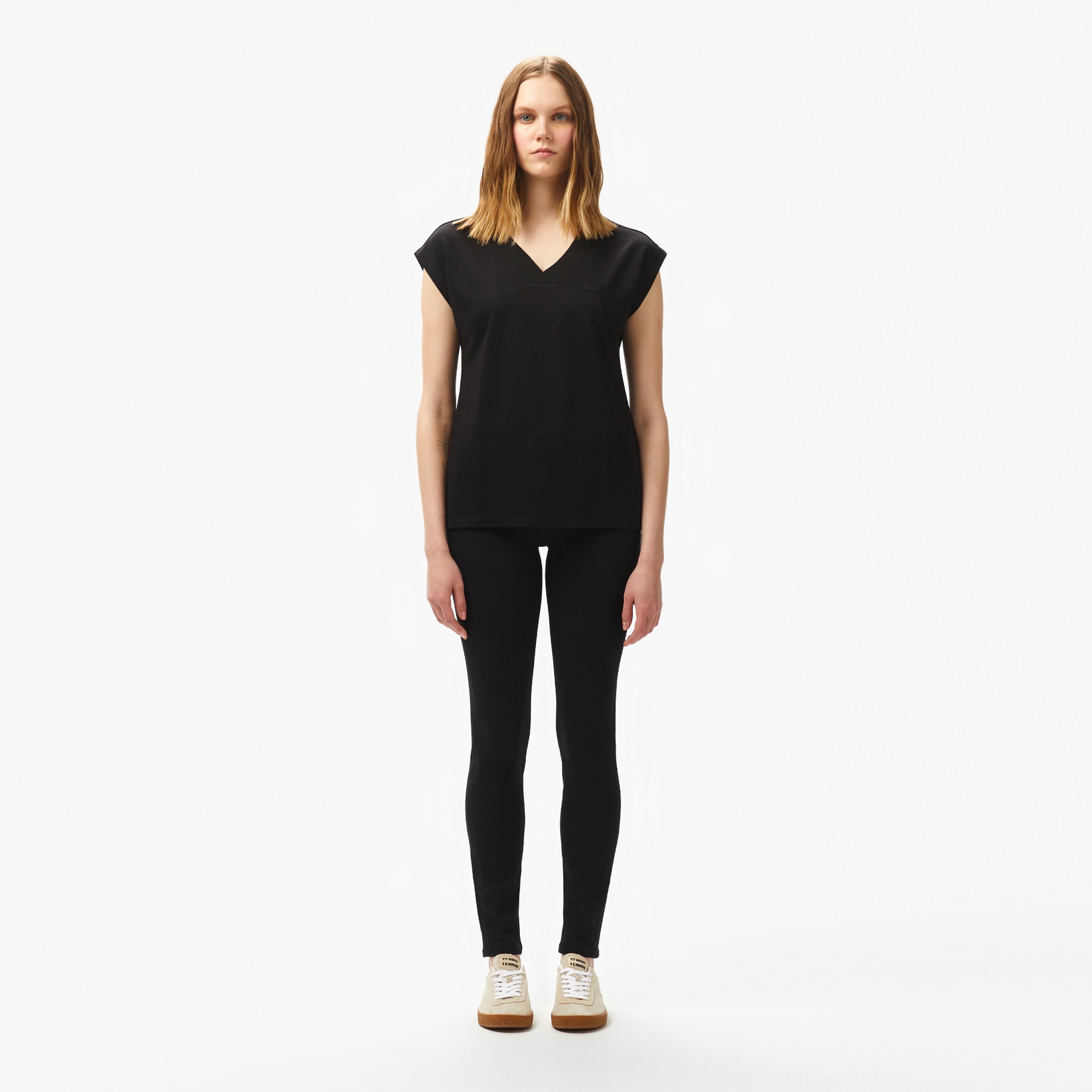 Lacoste Kadın Skinny Fit Siyah Jean Pantolon