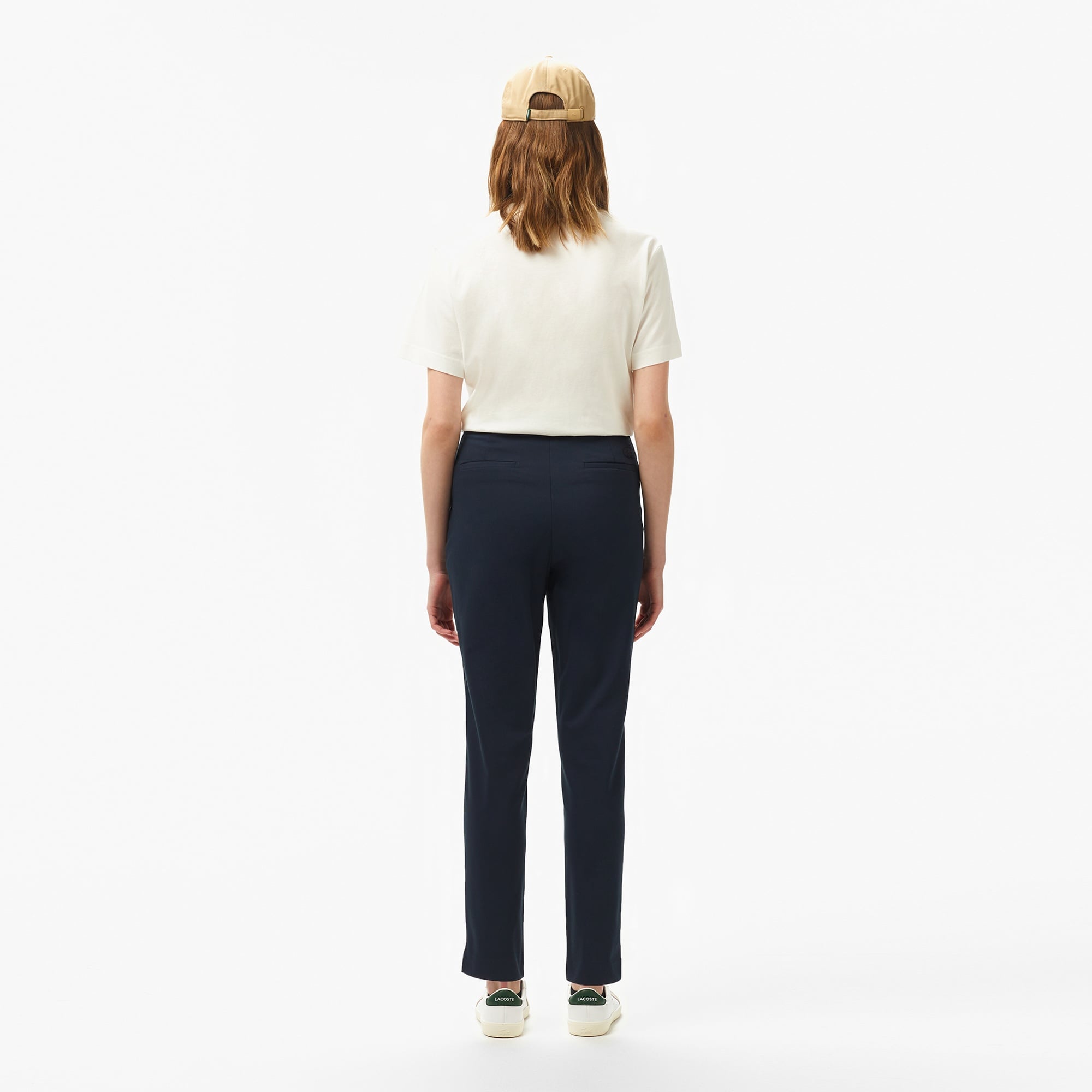 Lacoste Kadın Regular Fit Lacivert Pantolon