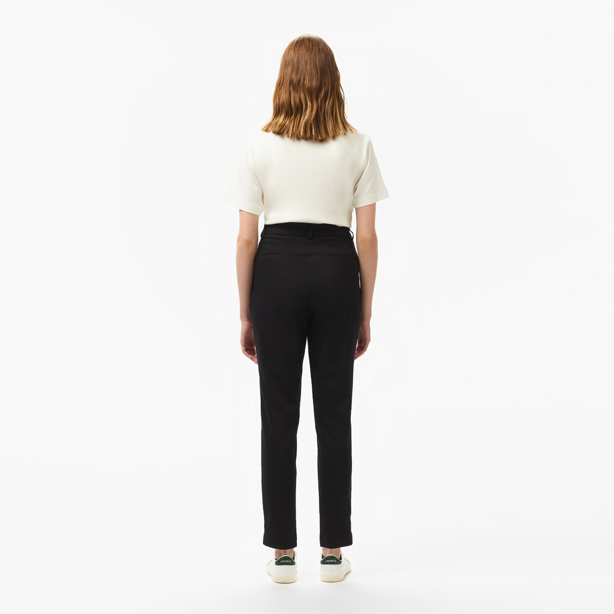 Lacoste Kadın Regular Fit Siyah Pantolon