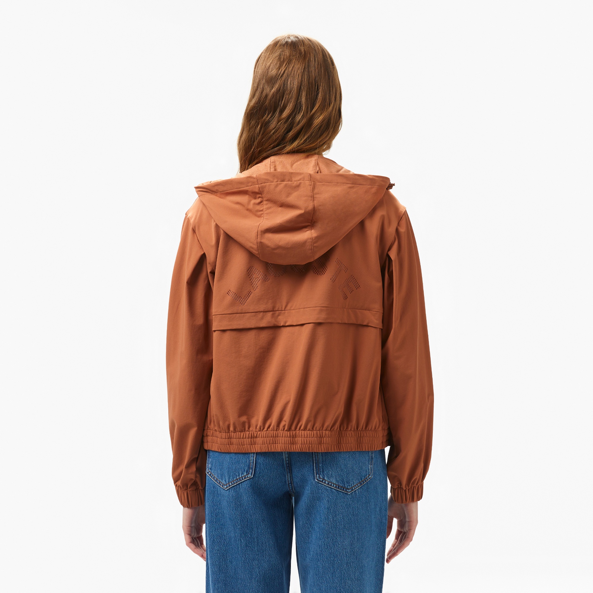 Lacoste Kadın Kapüşonlu Turuncu Ceket