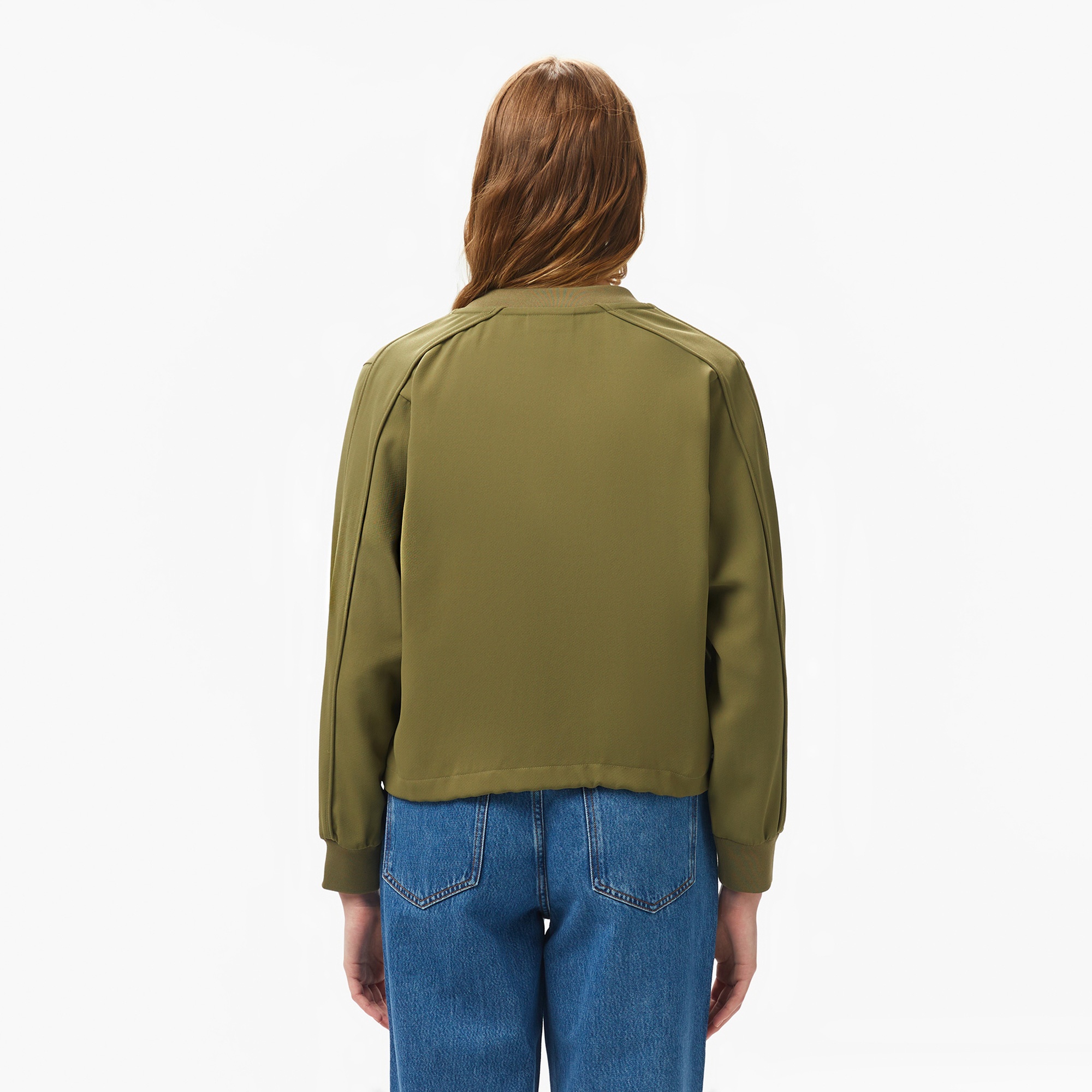 Lacoste Kadın Regular Fit Hakim Yaka Haki Gömlek