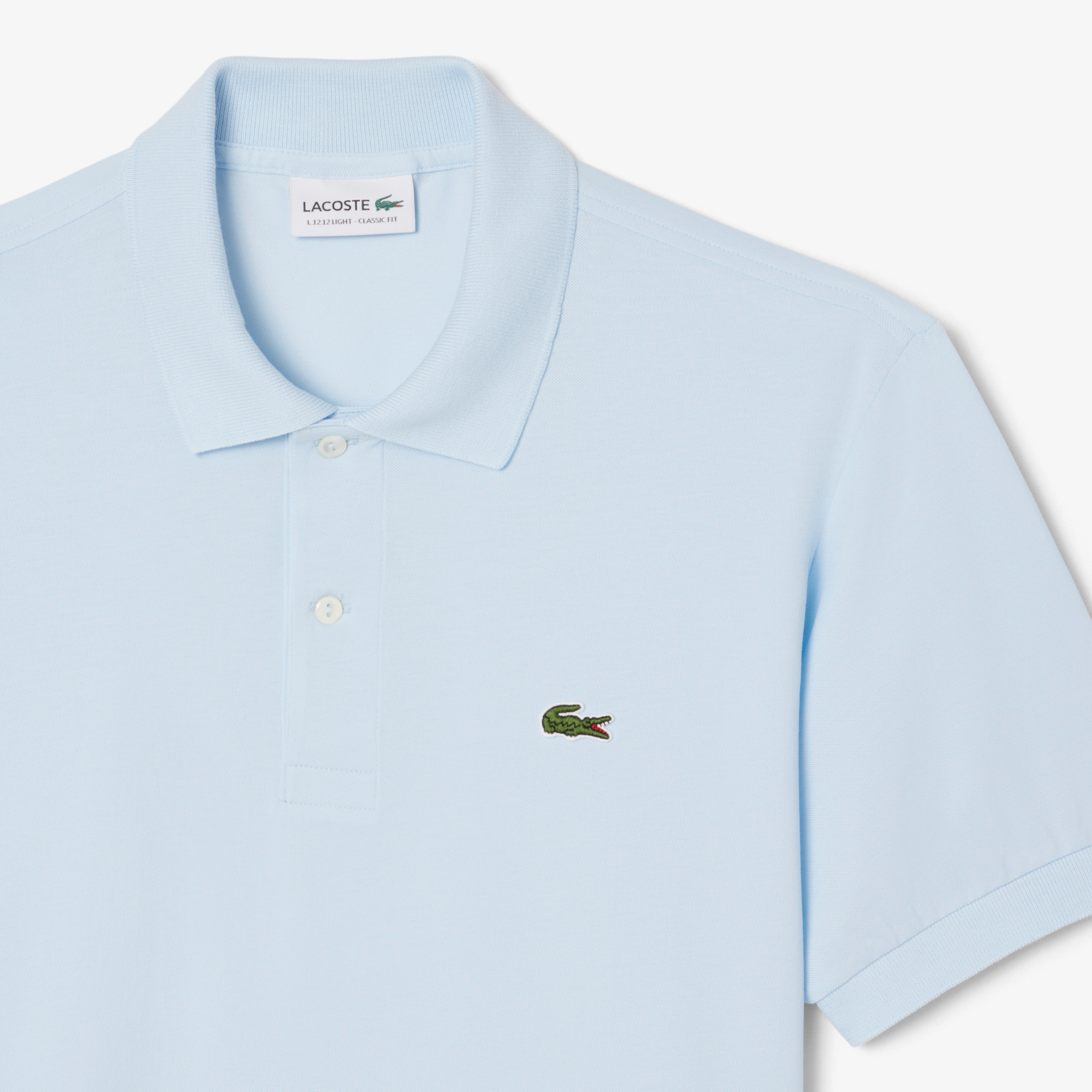 Lacoste L.12.12 Light Erkek Classic Fit Açık Mavi Polo görsel 5