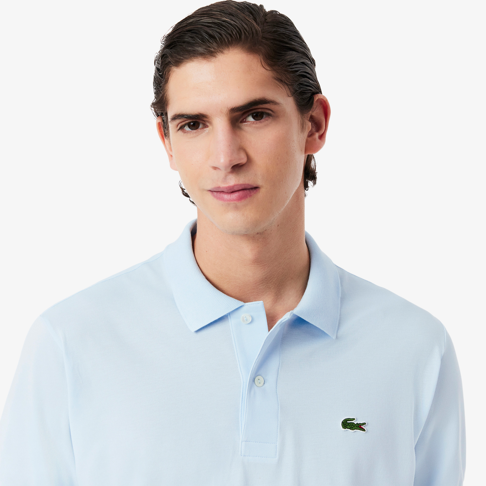 Lacoste L.12.12 Light Erkek Classic Fit Açık Mavi Polo görsel 2