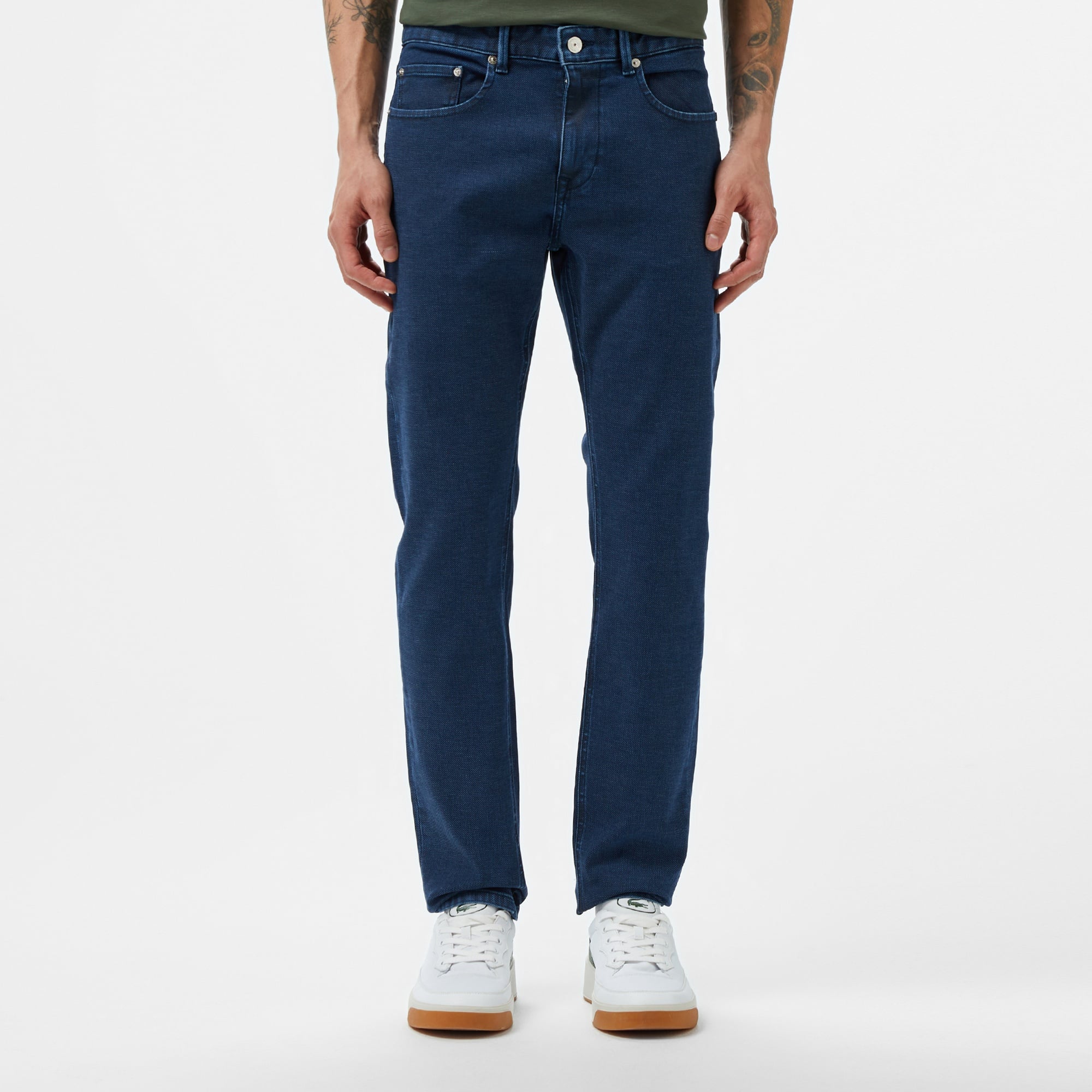 Erkek Slim Fit Mavi Jean Pantolon
