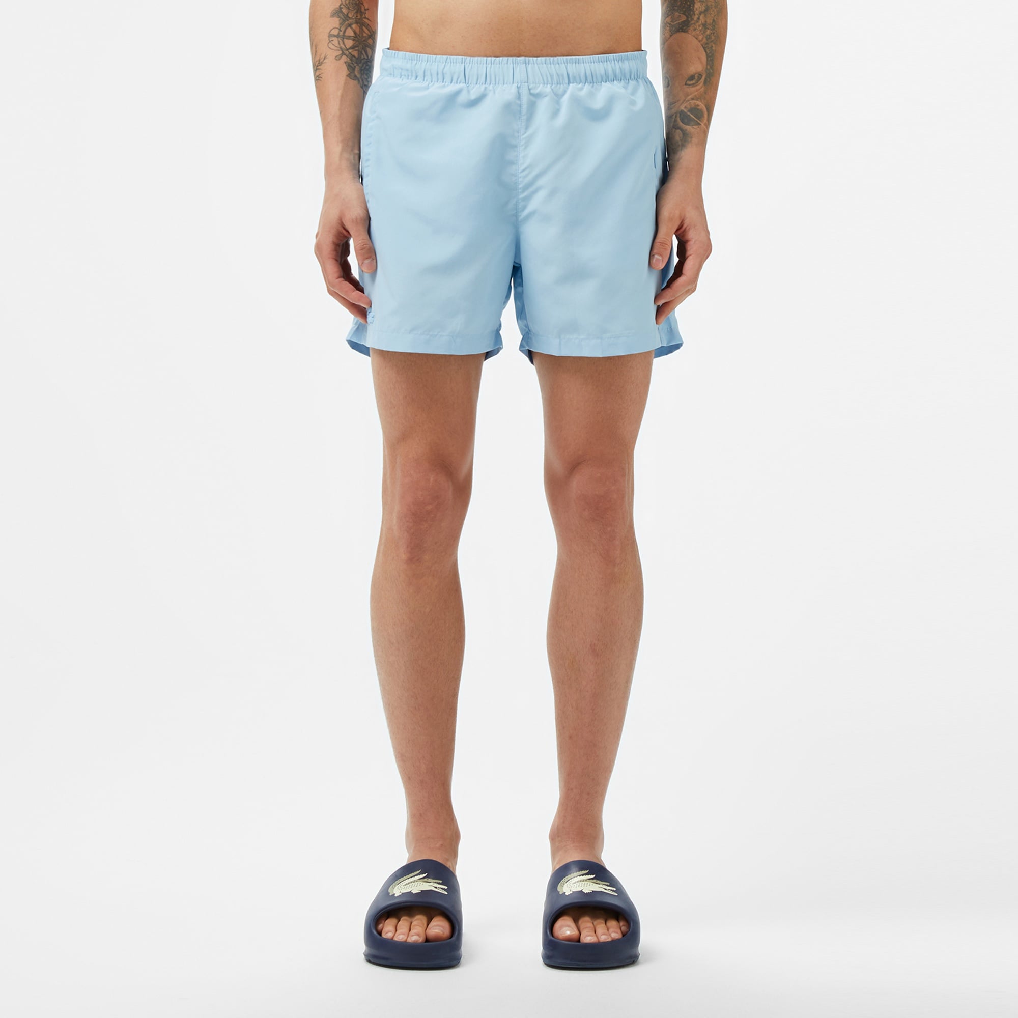 Lacoste Erkek Regular Fit Açık Mavi Mayo