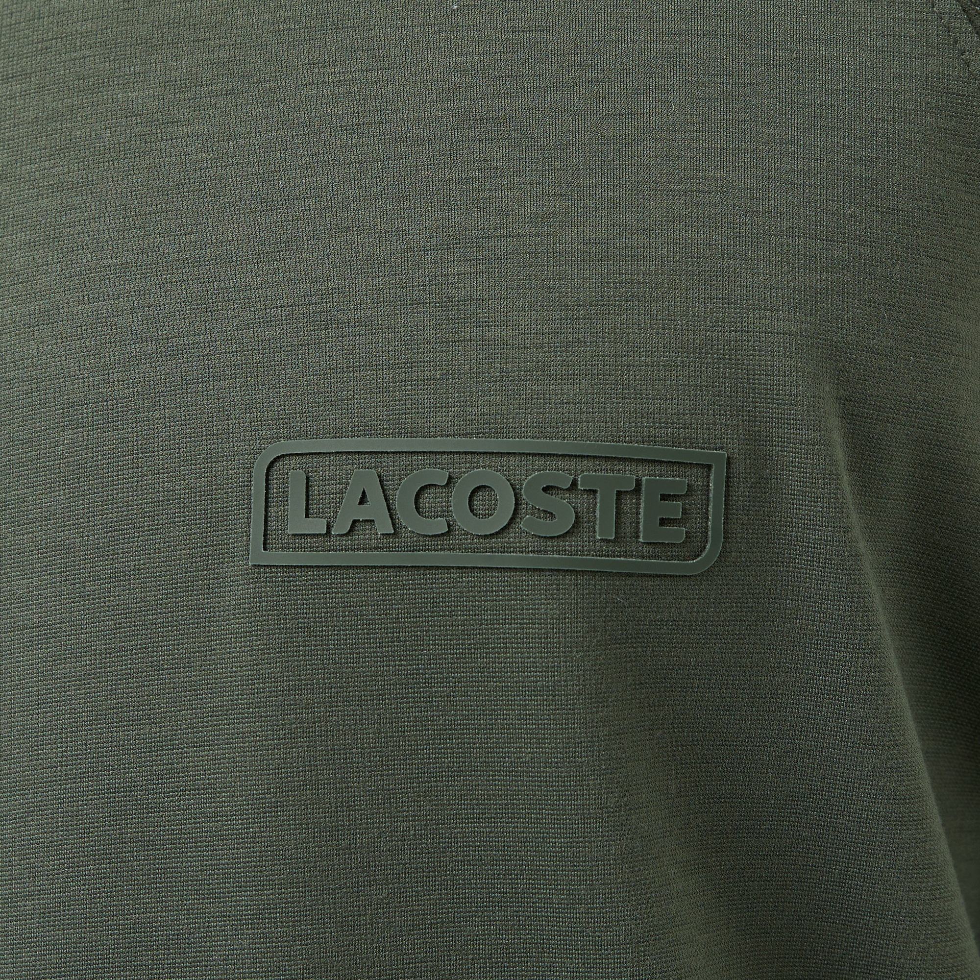 Lacoste Erkek Oversize Fit Bisiklet Yaka Koyu Yeşil T-Shirt
