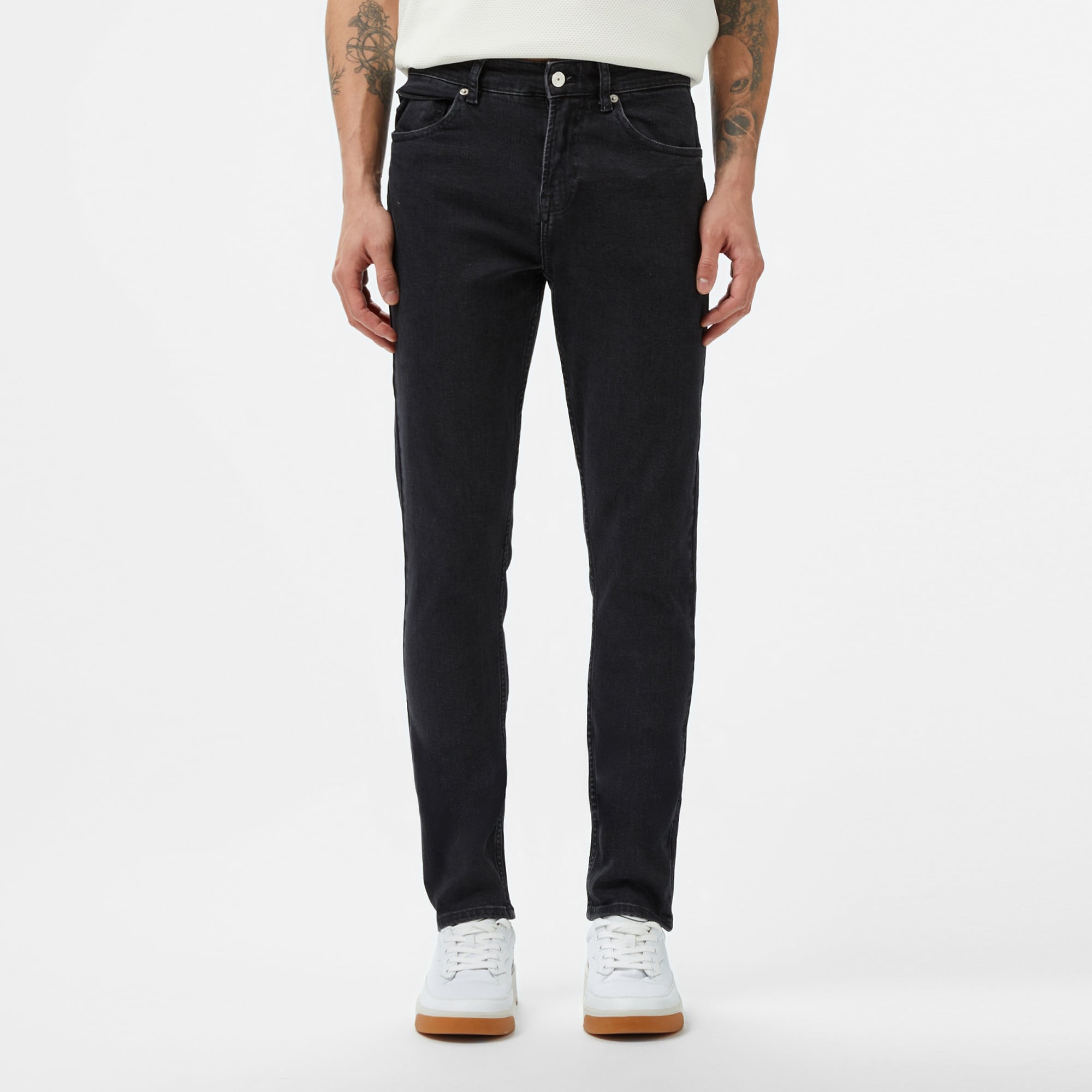 Lacoste Erkek Slim Fit Siyah Jean Pantolon