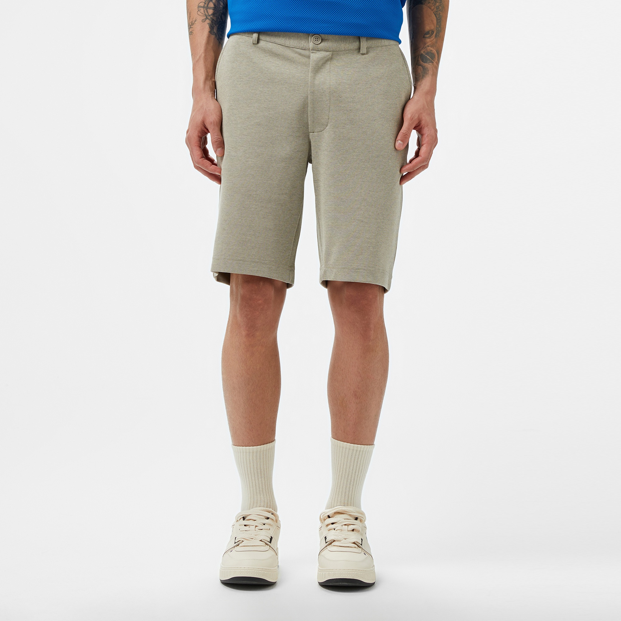 Lacoste Erkek Tapered Fit Bej Bermuda Şort