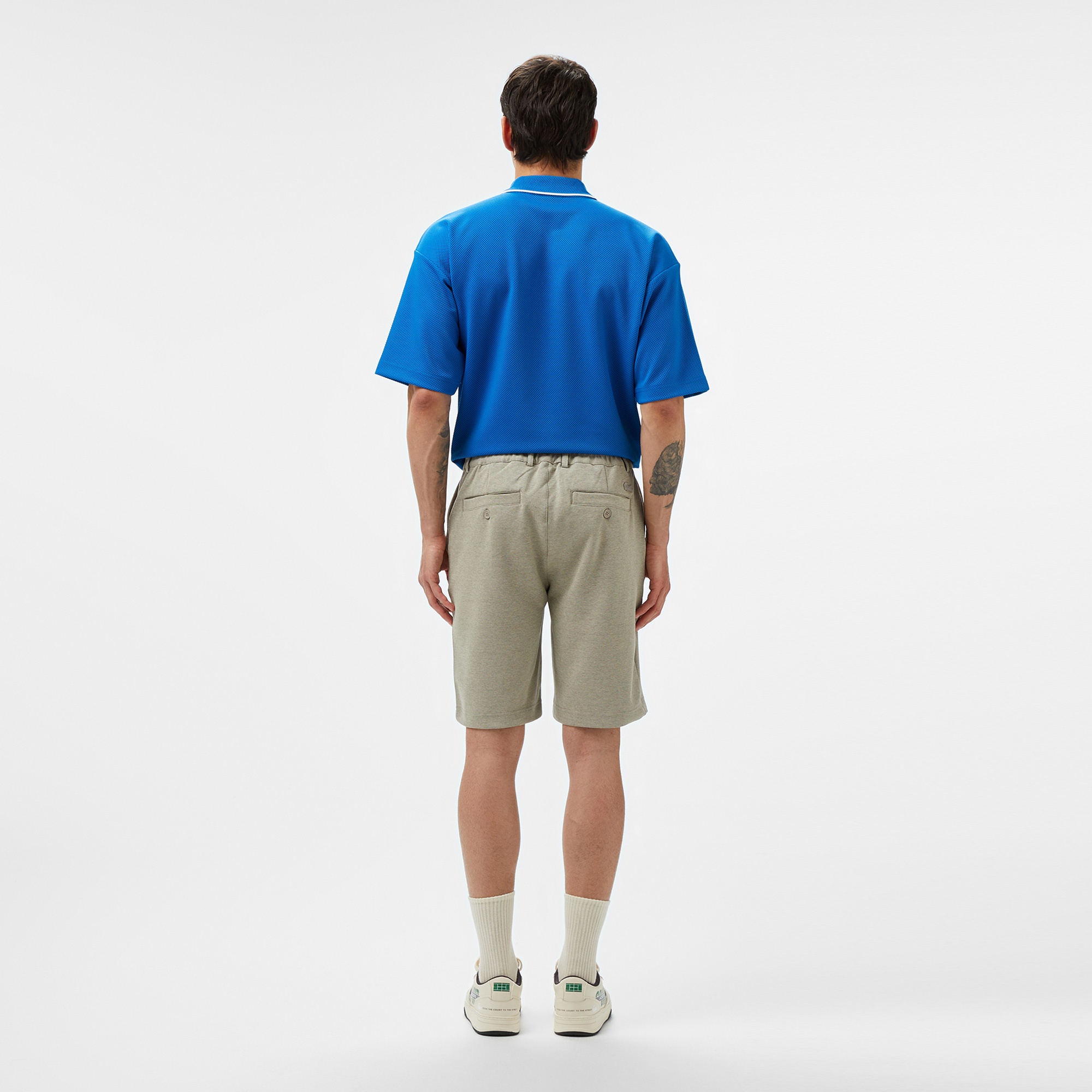 Lacoste Erkek Tapered Fit Bej Bermuda Şort