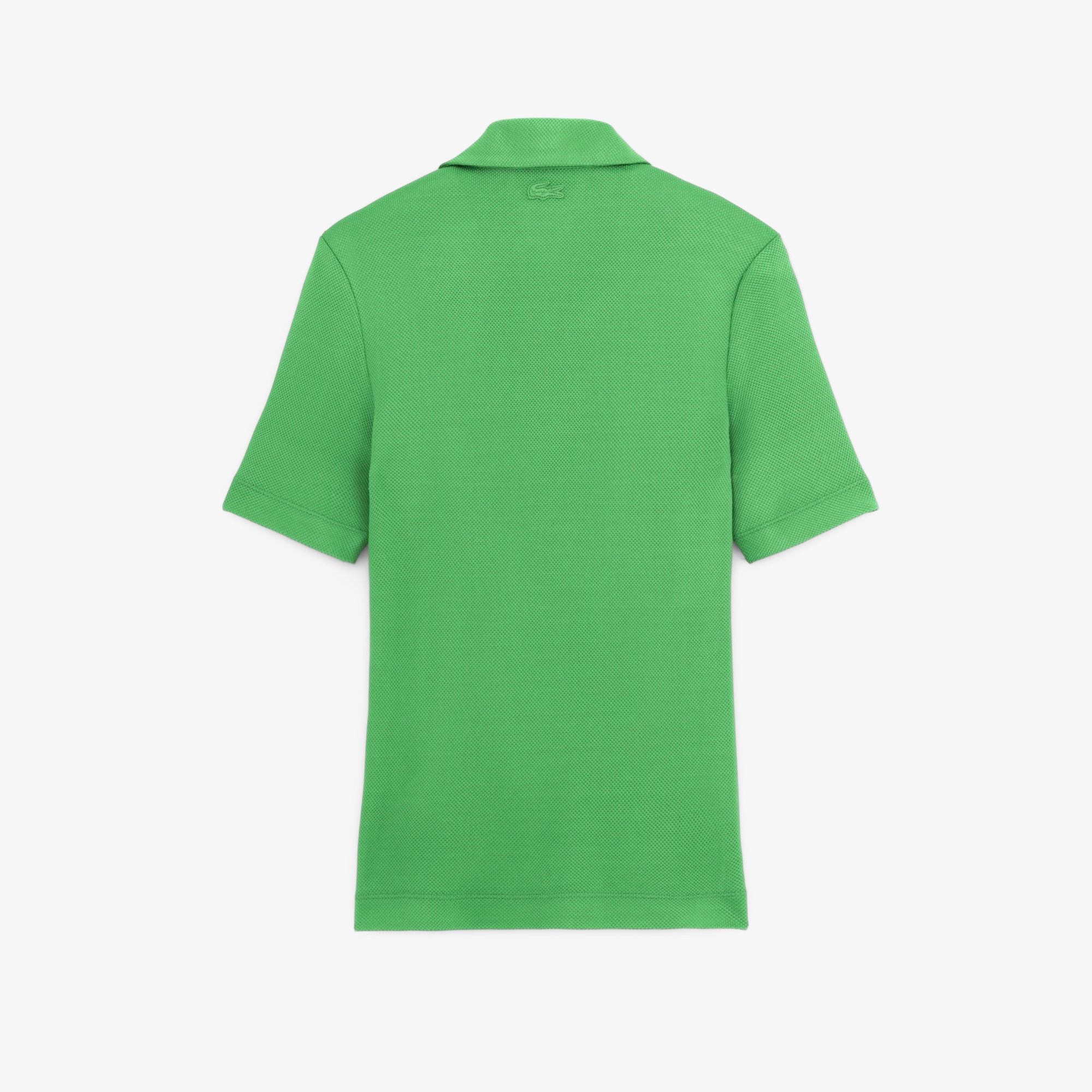 Lacoste SS25 RUNWAY Kadın Slim Fit Saten Yeşil Polo