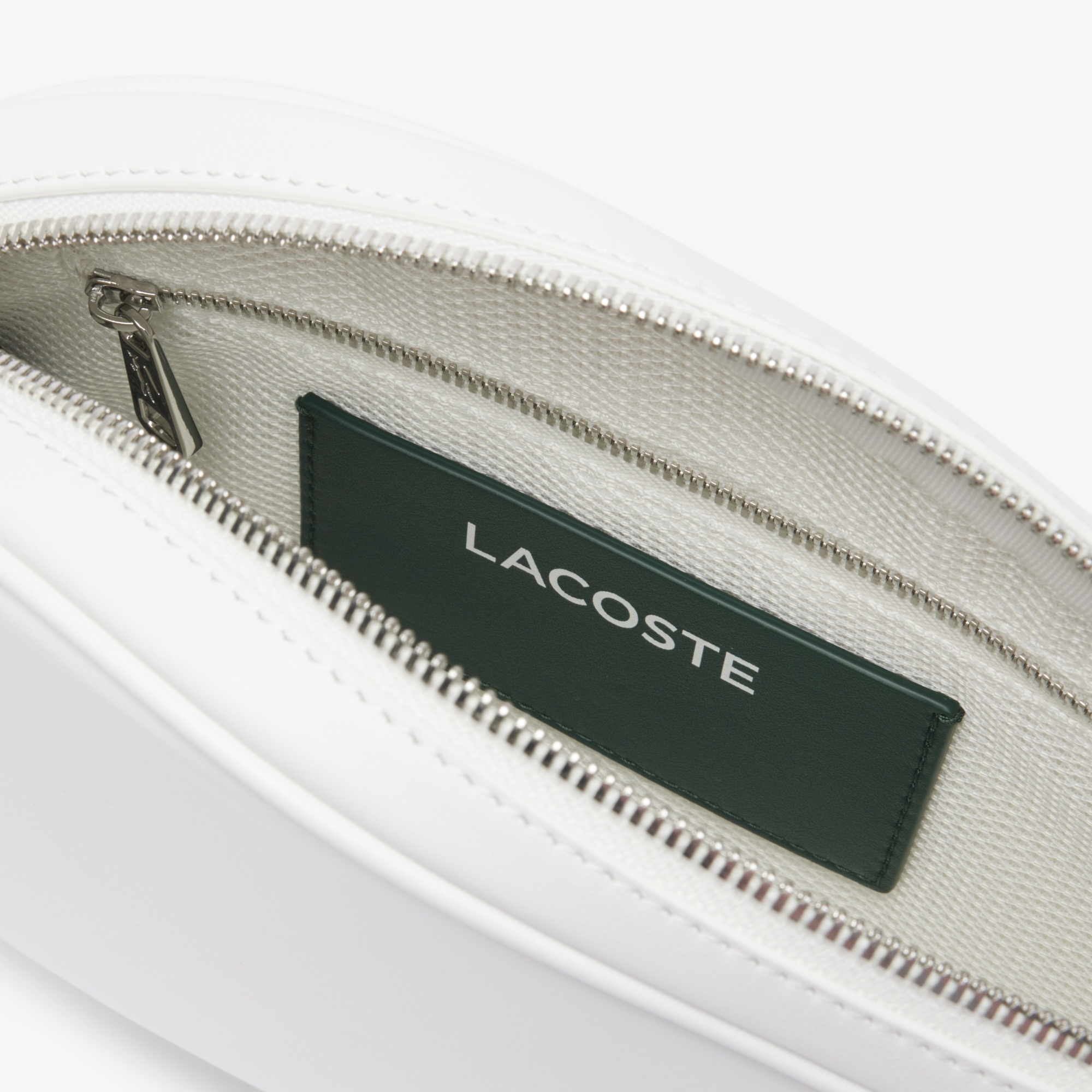 SS25 RUNWAY Hobo Unisex Deri Beyaz Omuz Çantası