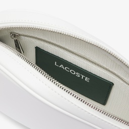 SS25 RUNWAY Hobo Unisex Deri Beyaz Omuz Çantası Beyaz