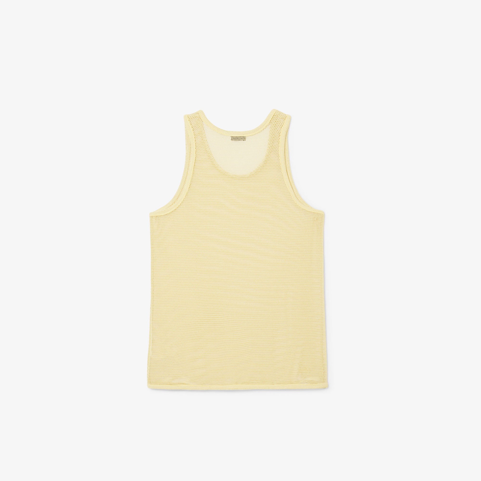 Lacoste SS25 RUNWAY Erkek Slim Fit Kolsuz Bisiklet Yaka Sarı T-Shirt