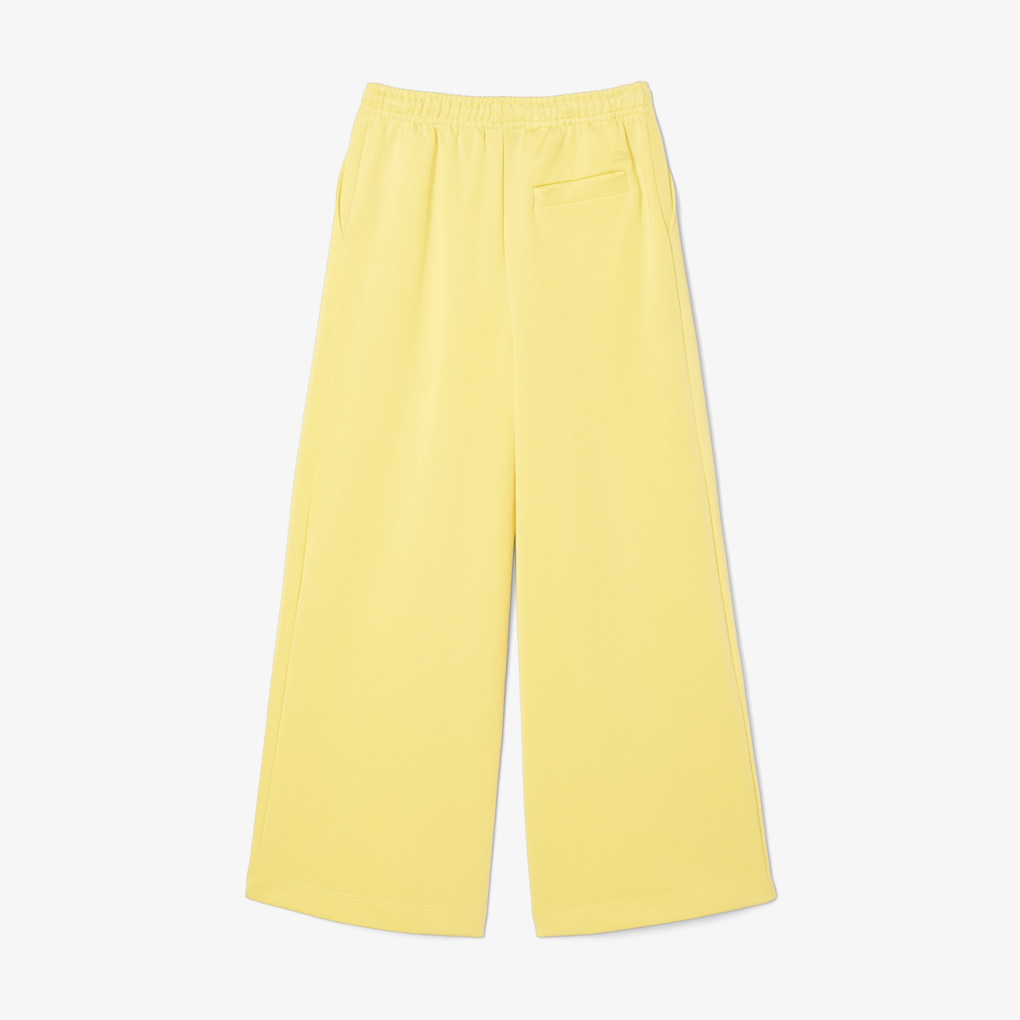 SS25 RUNWAY Erkek Oversize Fit Saten Sarı Eşofman Altı