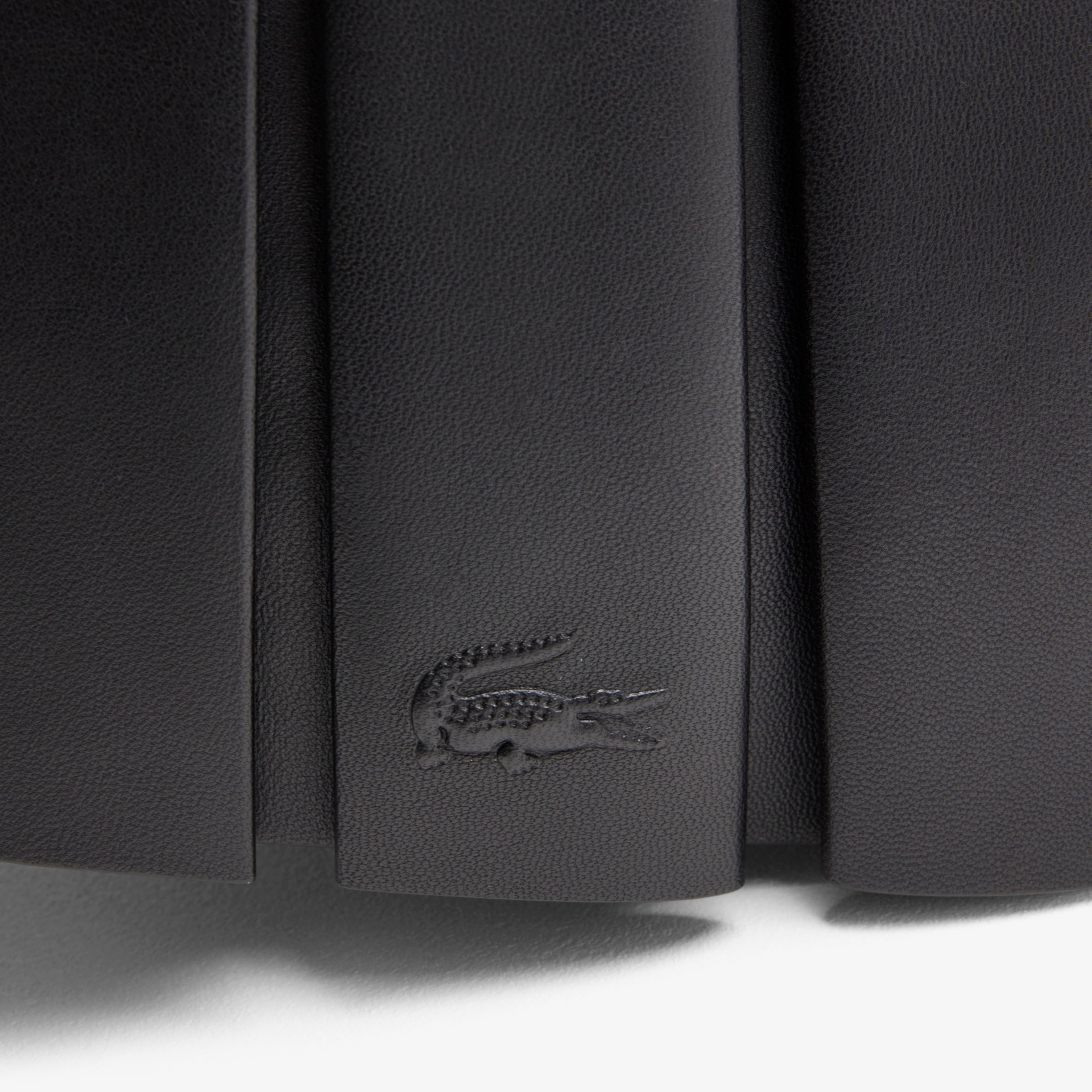 SS25 RUNWAY Large Lenglen Unisex Deri Siyah Omuz Çantası