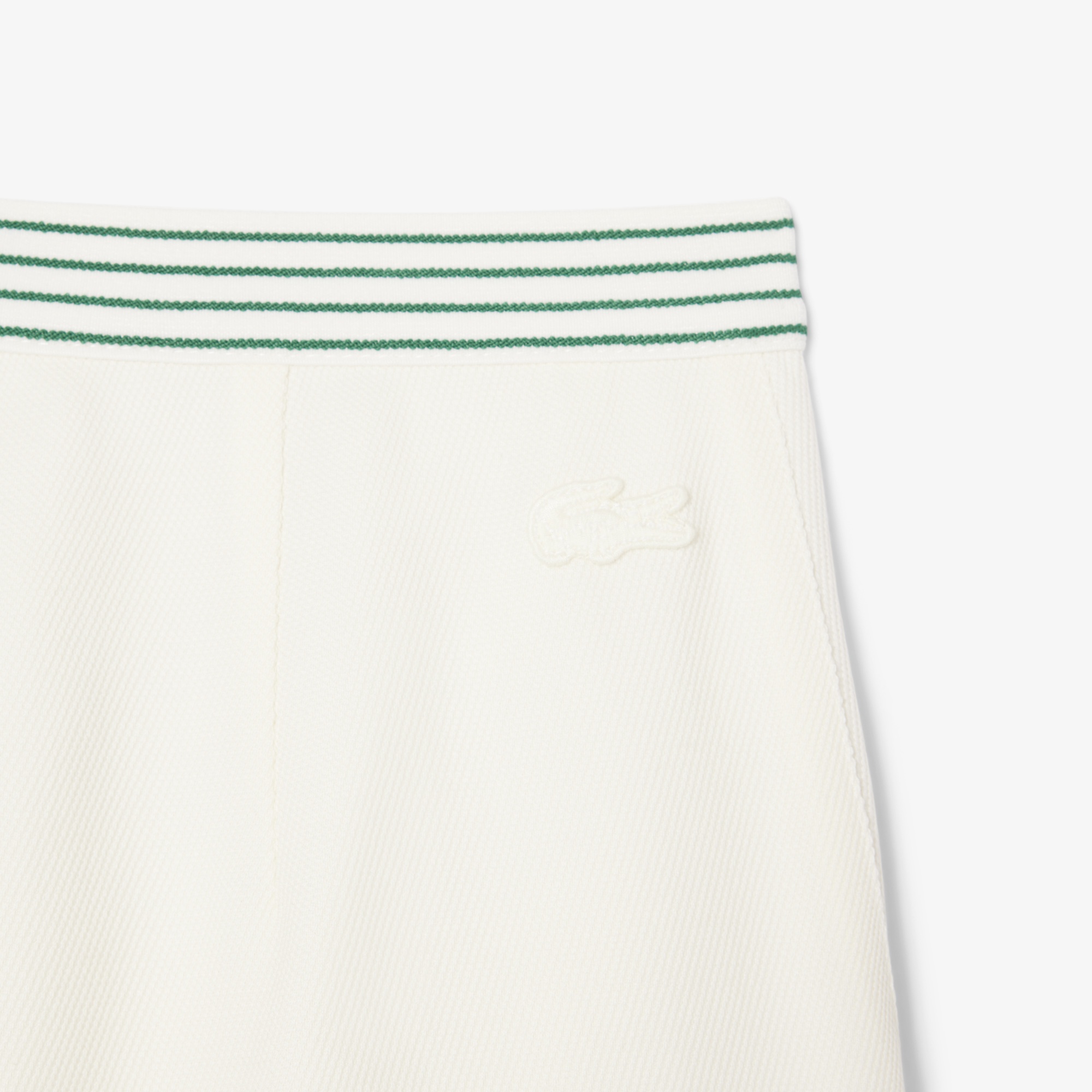 SS25 RUNWAY Kadın Yün Beyaz Şort