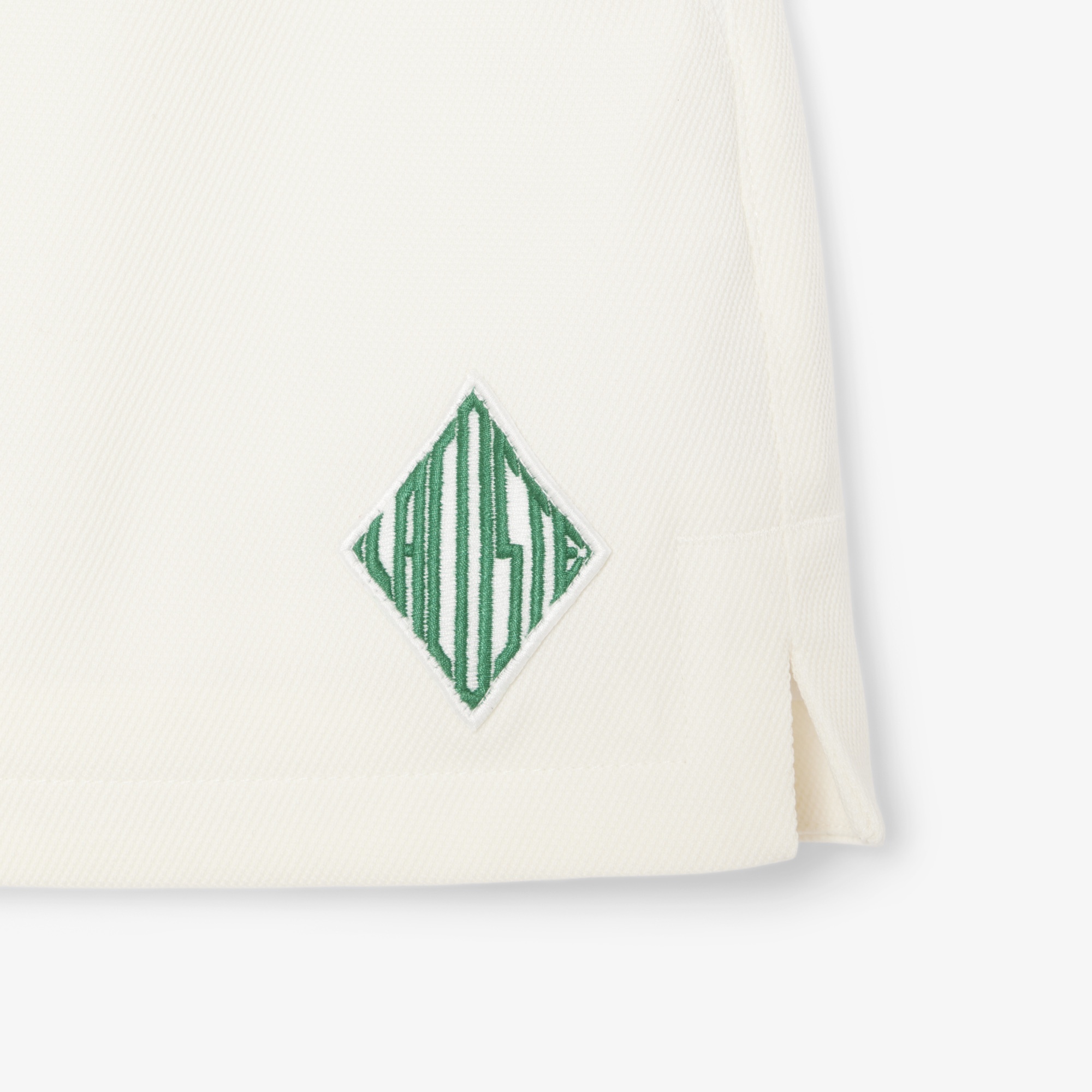 SS25 RUNWAY Kadın Yün Beyaz Şort