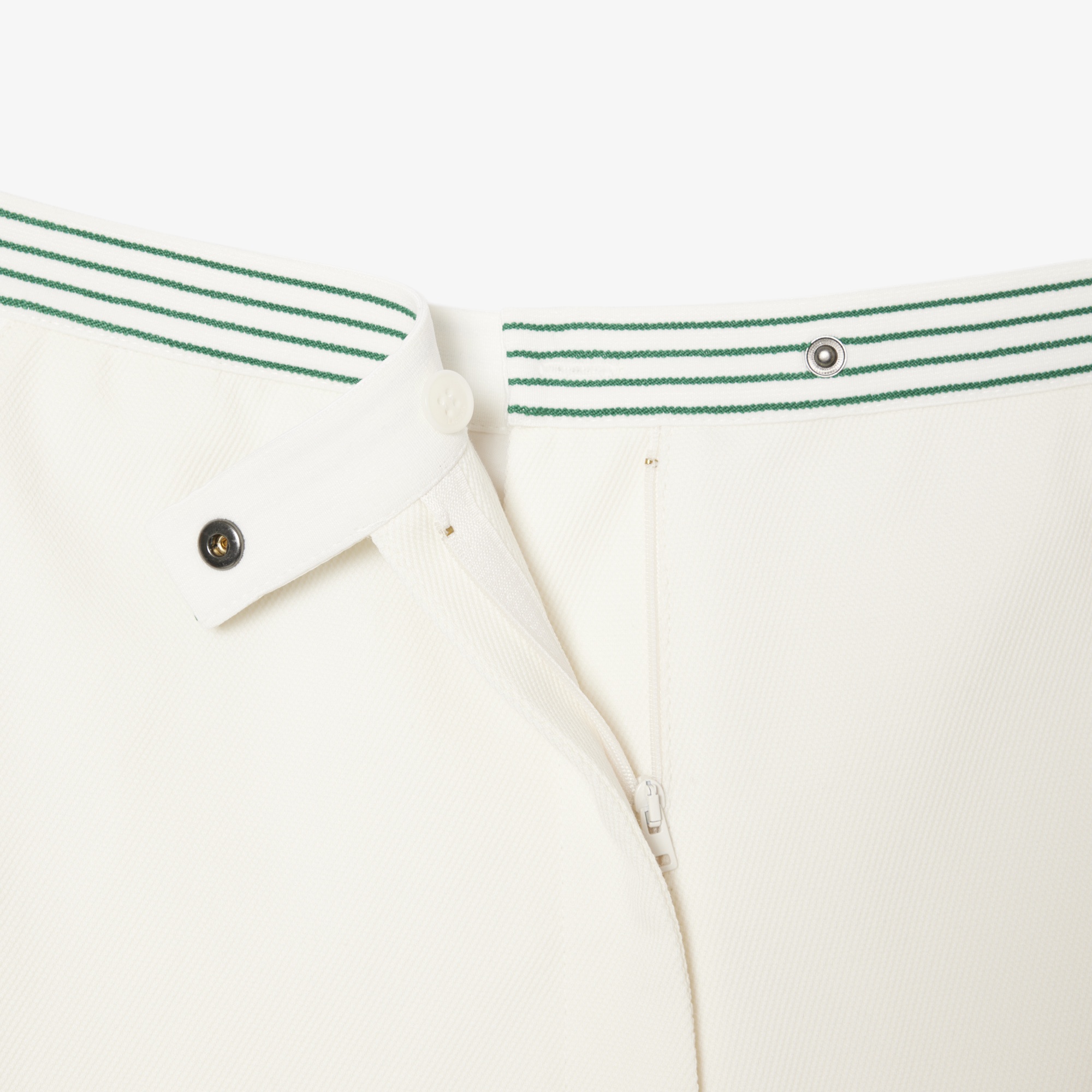 SS25 RUNWAY Kadın Yün Beyaz Şort