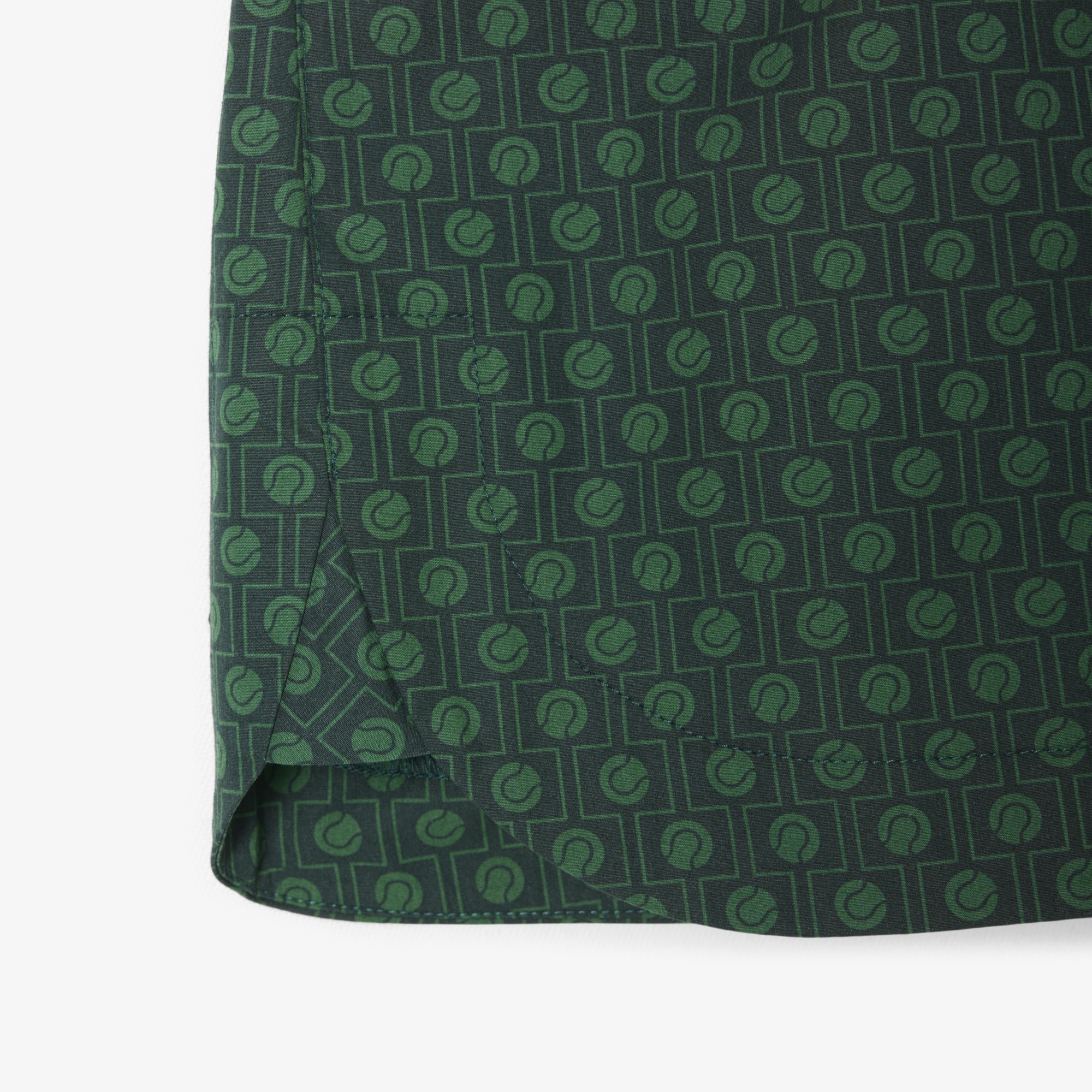 SS25 RUNWAY Erkek Desenli Yeşil Şort