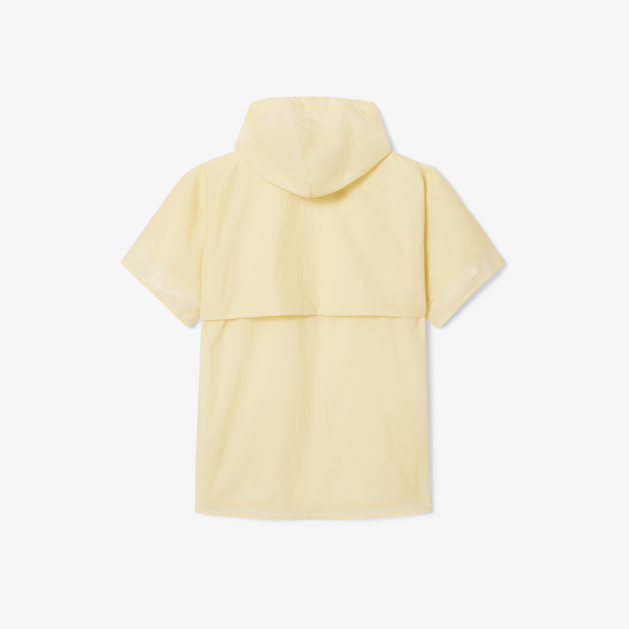 Lacoste SS25 RUNWAY Erkek Kısa Kollu Kapüşonlu Sarı Rüzgarlık