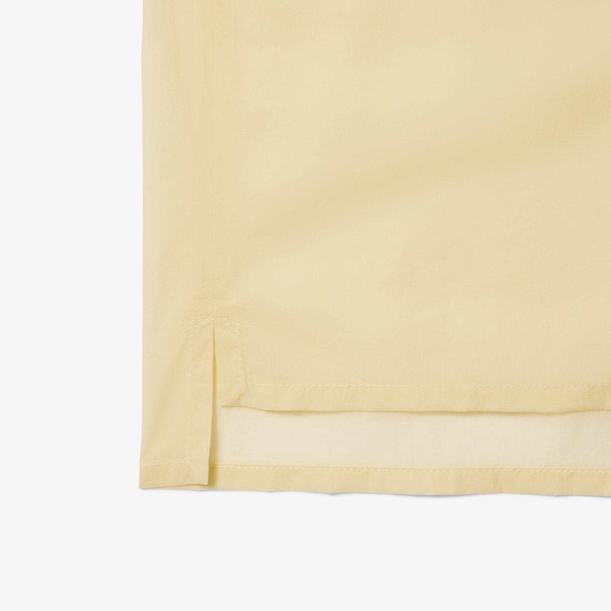 Lacoste SS25 RUNWAY Erkek Kısa Kollu Kapüşonlu Sarı Rüzgarlık